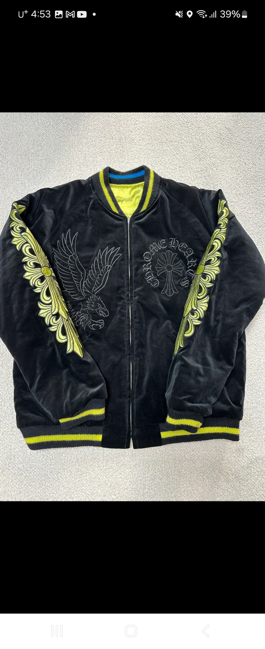 Chrome Hearts Chrome Hearts MattyBoy Quilted Nylon Jacket
