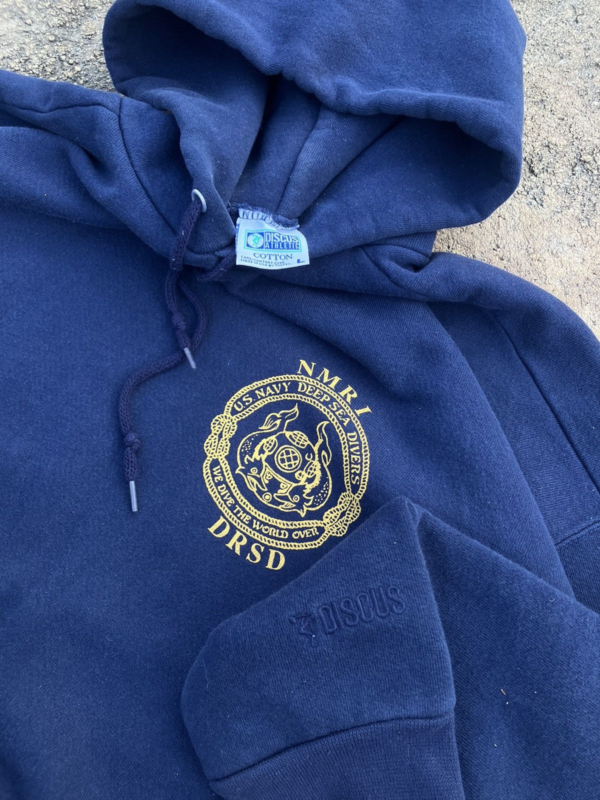 Old Navy × Vintage Vintage Discus Navy SEA. Size US M / EU 48-50 / 2 - 8 Thumbnail