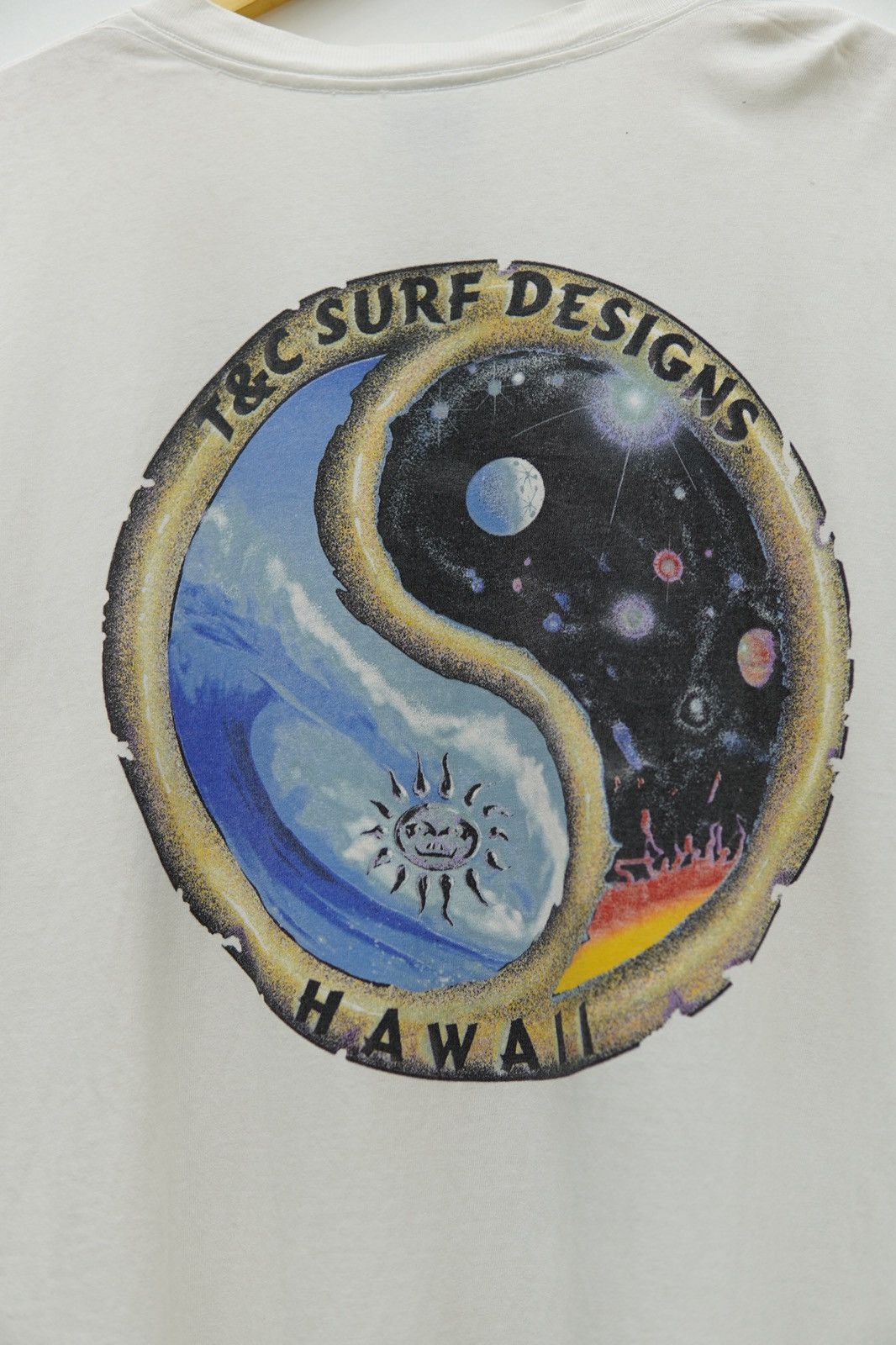 Japanese Brand VINTAGE 90s T&C SURF DESIGN OVERSIZED TEE MADE IN USA Size US XXL / EU 58 / 5 - 2 Thumbnail