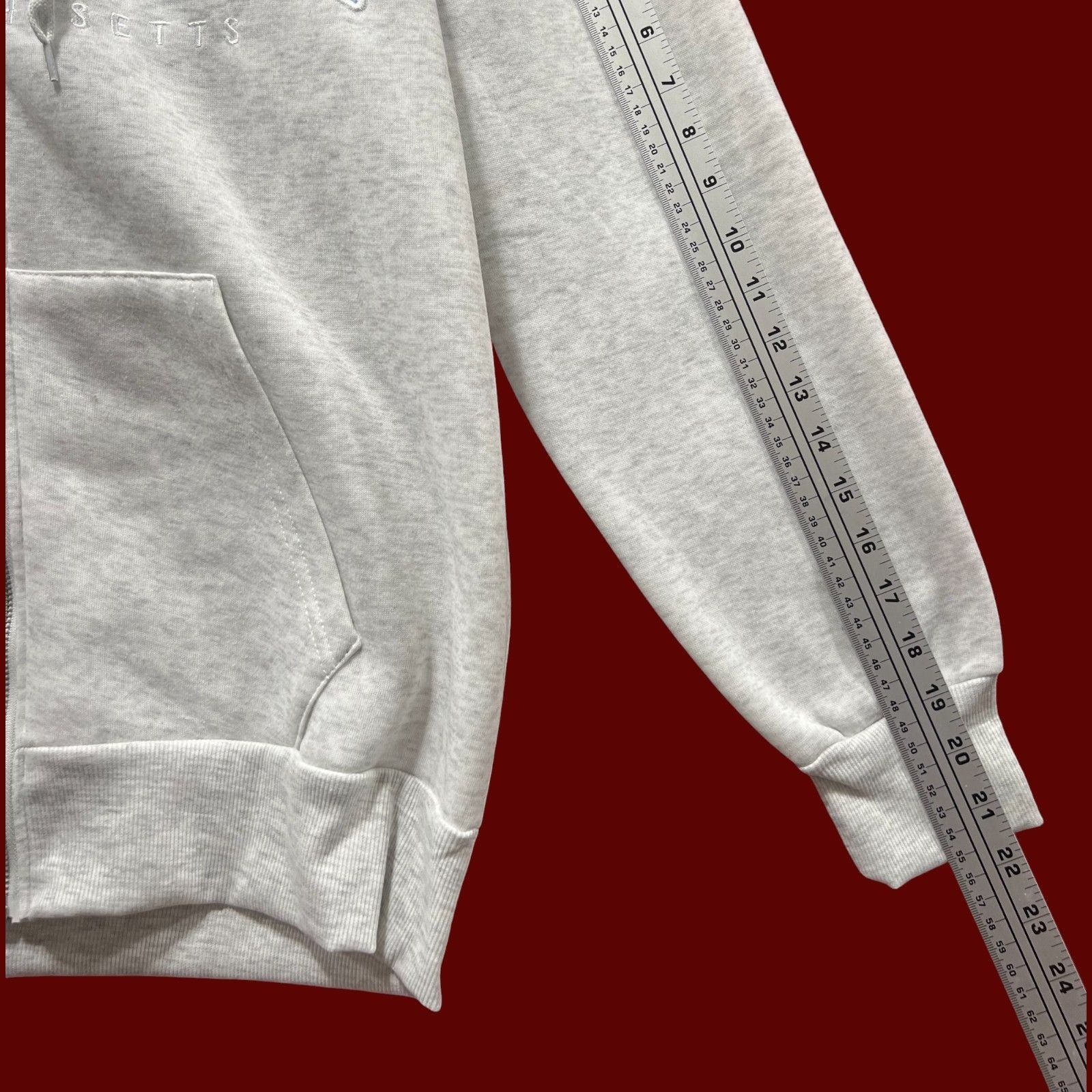 rue21 Rue 21 - Unisex Long Sleeve Hooded Sweatshirt - Grey - Mediu Size M / US 6-8 / IT 42-44 - 7 Thumbnail