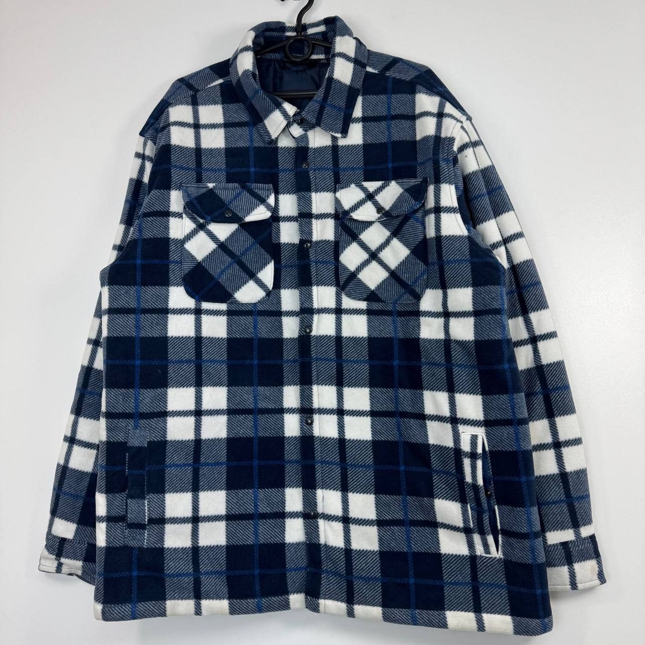 Other Parkside Plaid Fleece Jacket Blue White Check Size XL Size US XL / EU 56 / 4 - 1 Thumbnail