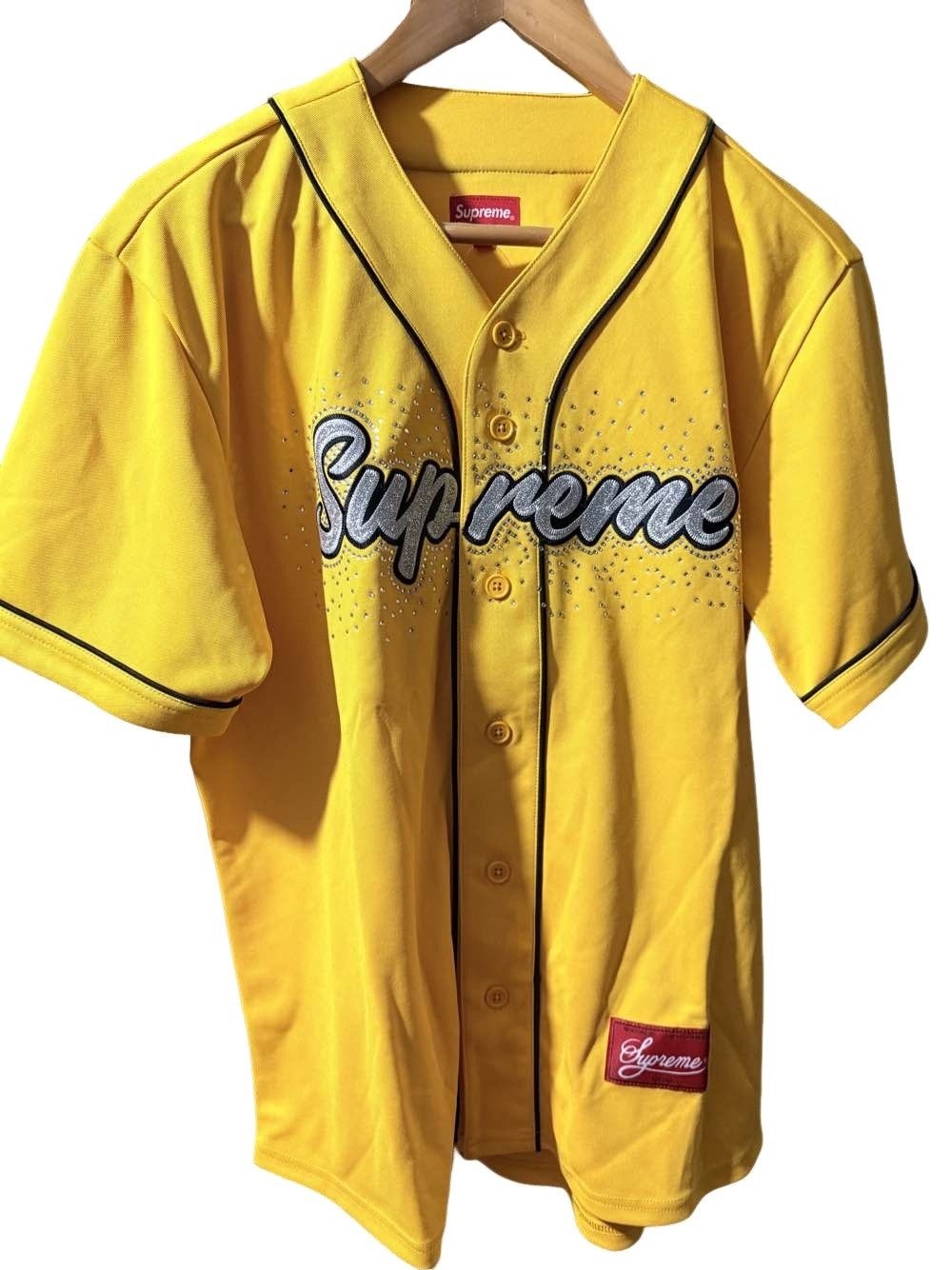 トップス Supreme S Logo Jersey Yellow Size S Supreme Supreme S Logo Baseball Henley Navy Size L | Grailed