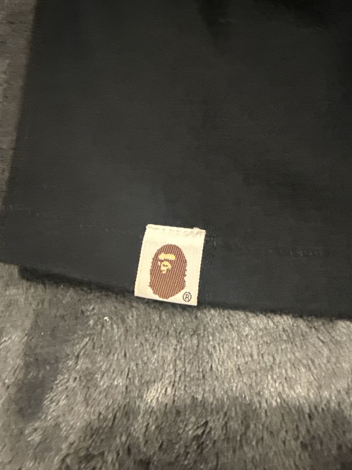 Bape Bape Tee- Black shirt/ Green Camo Size US L / EU 52-54 / 3 - 4 Thumbnail