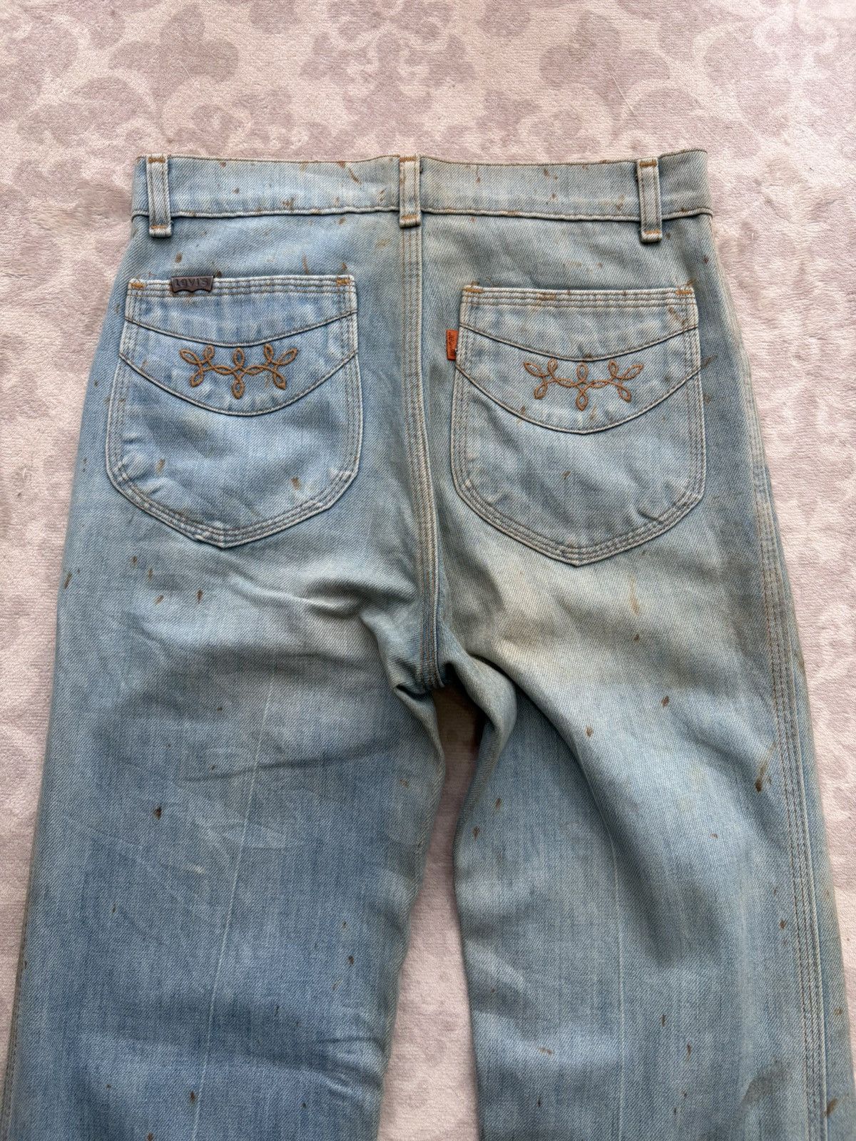 Levi's Vintage Clothing HOLY GRAIL 70’s ULTRA-RARE Levis 646 Orange Tab Museum Piece Size US 28 / EU 44 - 11 Thumbnail
