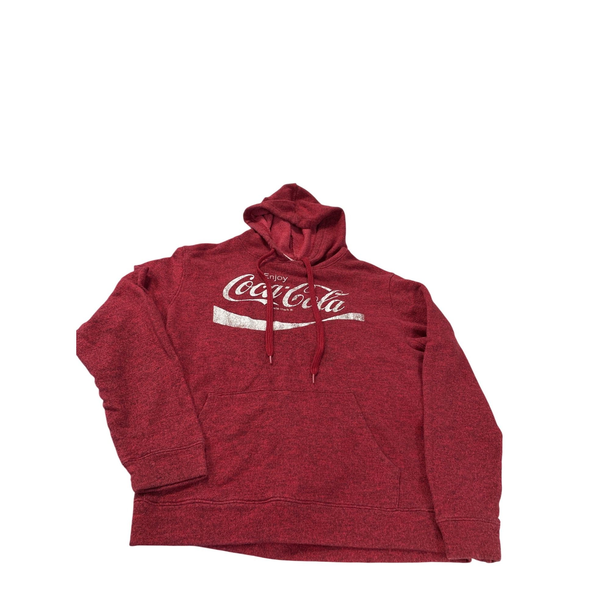 Coca Cola Coca-Cola Mens Red Hoodie Sweatshirt Pocket Drawstring SIze Size US M / EU 48-50 / 2 - 1 Thumbnail