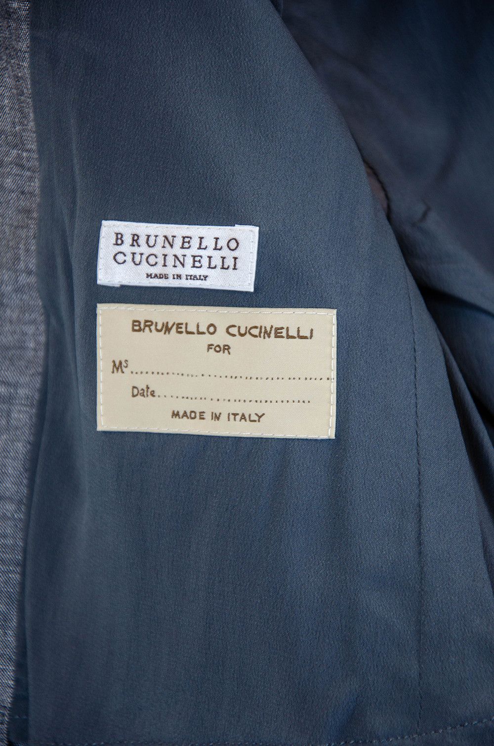 Brunello Cucinelli Brunello Cucinelli Wool Linen Pinstripe Blazer - Size IT38 Size XS / US 0-2 / IT 36-38 - 9 Thumbnail