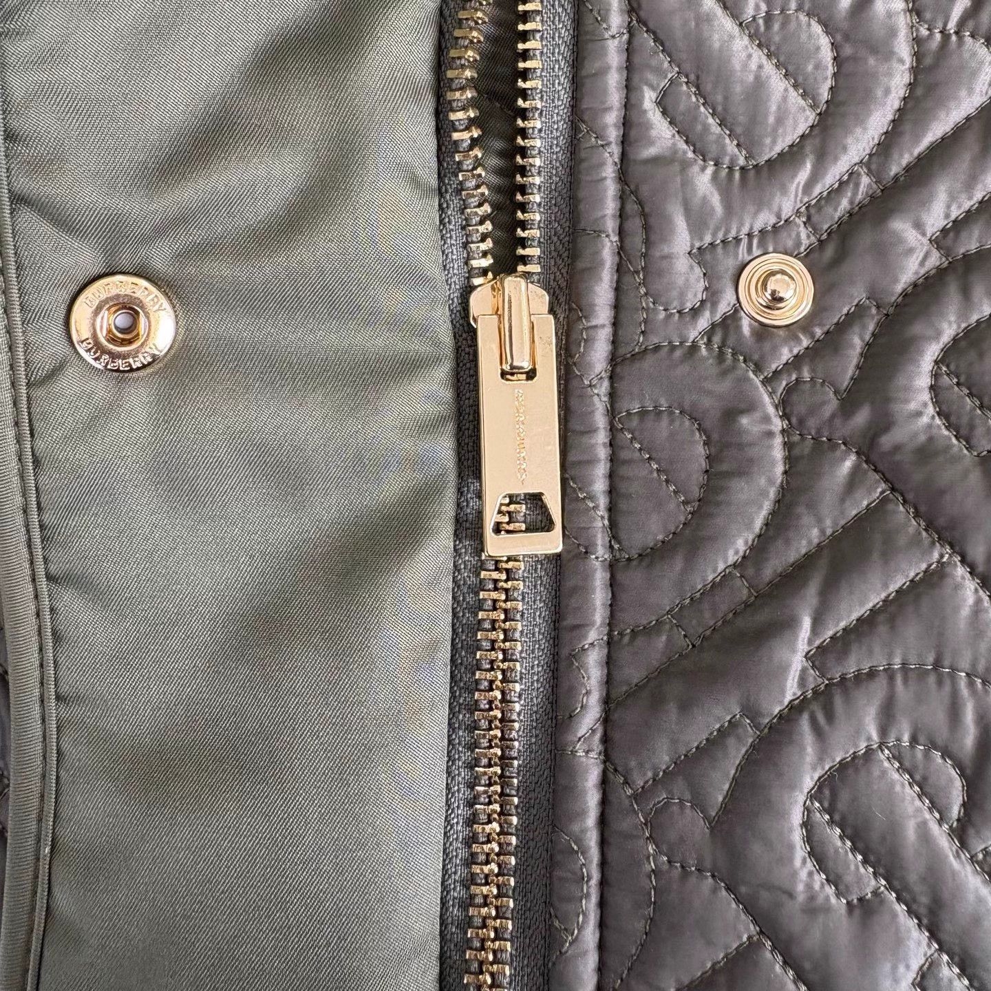 Burberry Burberry Quilted Lightweight Green 12Y New Jacket Size US XXS / EU 40 - 3 Thumbnail