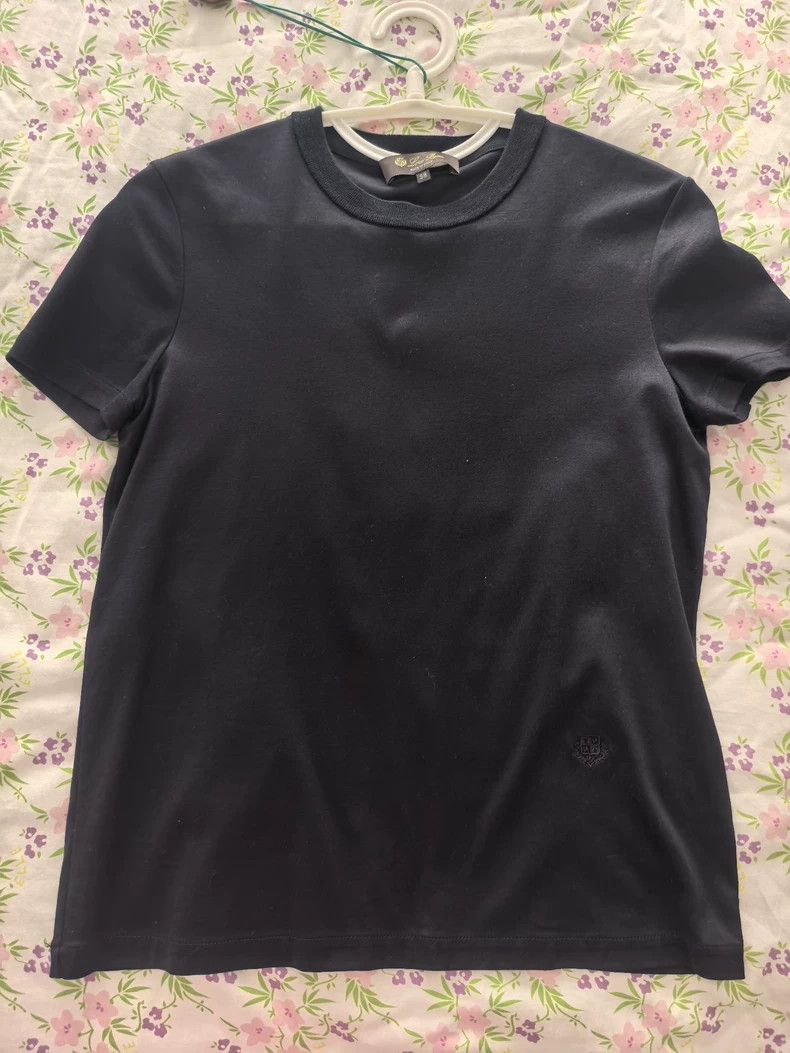 Loro Piana LORO PIANA 100% cotton T-shirt Size S / US 4 / IT 40 - 3 Thumbnail