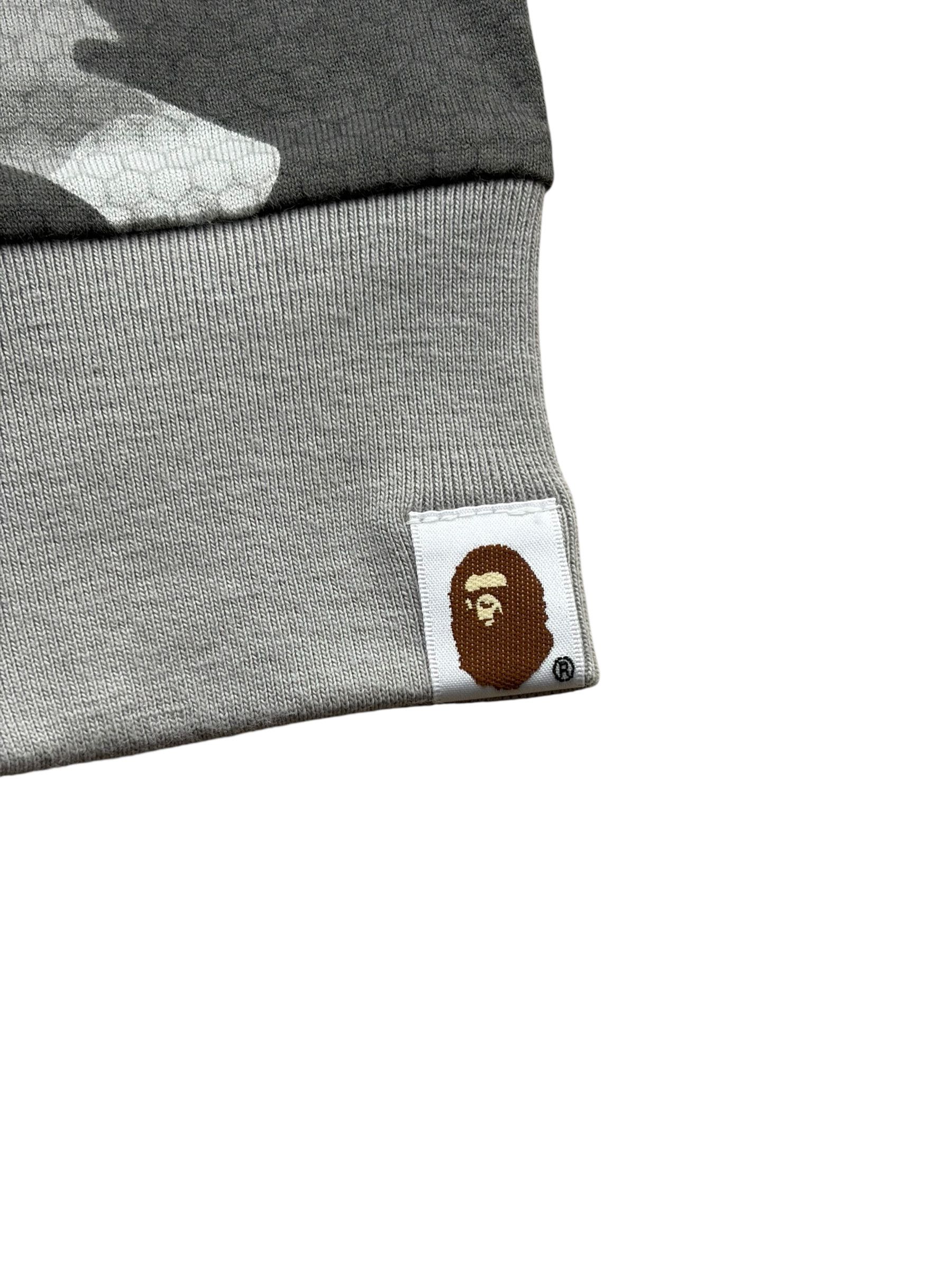 Bape Bape Grey Camo Honeycome Space System Longsleeve T-Shirt Size US M / EU 48-50 / 2 - 3 Thumbnail