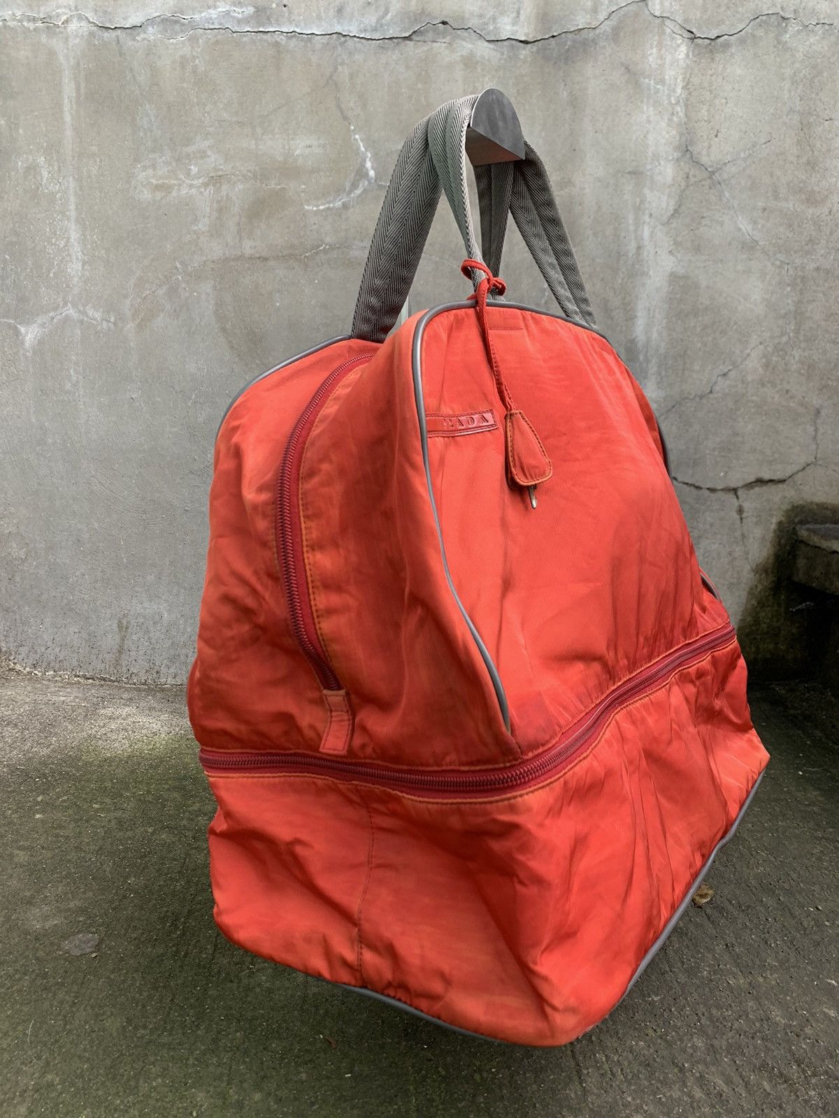 Prada Sport Red Nylon Duffle Bag Size ONE SIZE - 5 Thumbnail