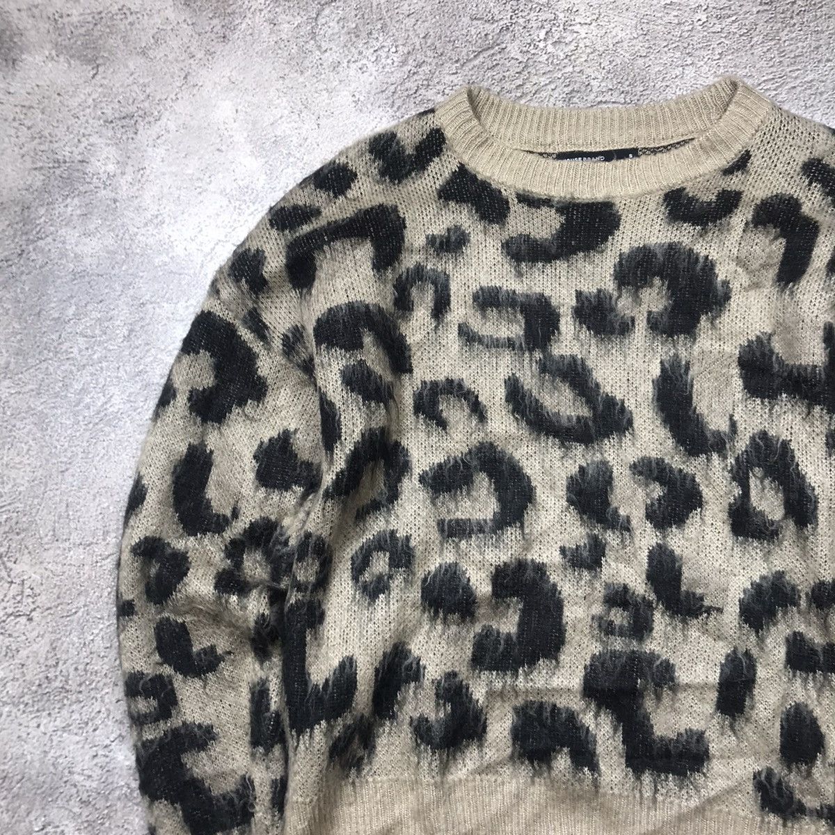 Hysteric Glamour Vintage Y2K ABSTRACT MOHAIR SWEATER Knitted Oversized 90s Size M / US 6-8 / IT 42-44 - 2 Thumbnail