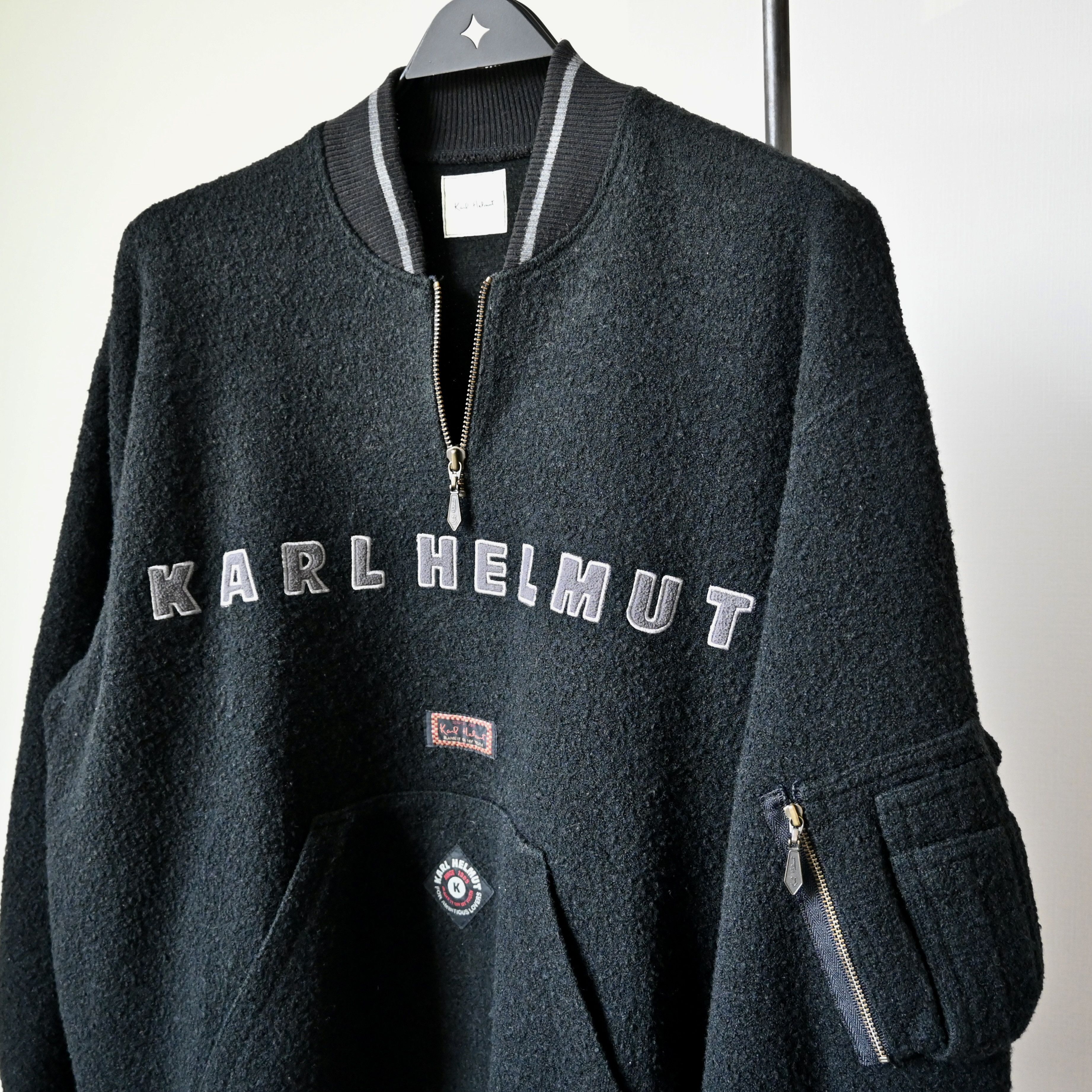 Karl Helmut VTG Karl Helmt pile shell pullover bomber jkt, made in Japan Size US M / EU 48-50 / 2 - 6 Thumbnail