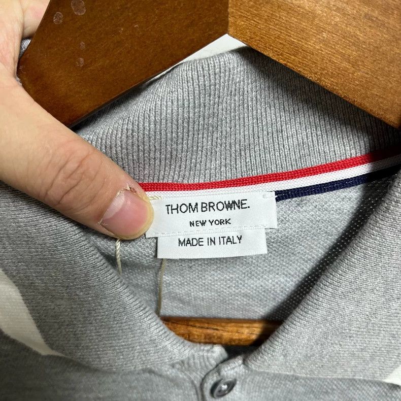Thom Browne Thom Browne Striped polo shirt, short sleeves Size US XS / EU 42 / 0 - 3 Thumbnail