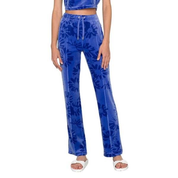Juicy Couture Juicy Couture Tina Daisy Flowers Velour Track Pants Size XL Size 38" / US 16 / IT 52 - 4 Thumbnail