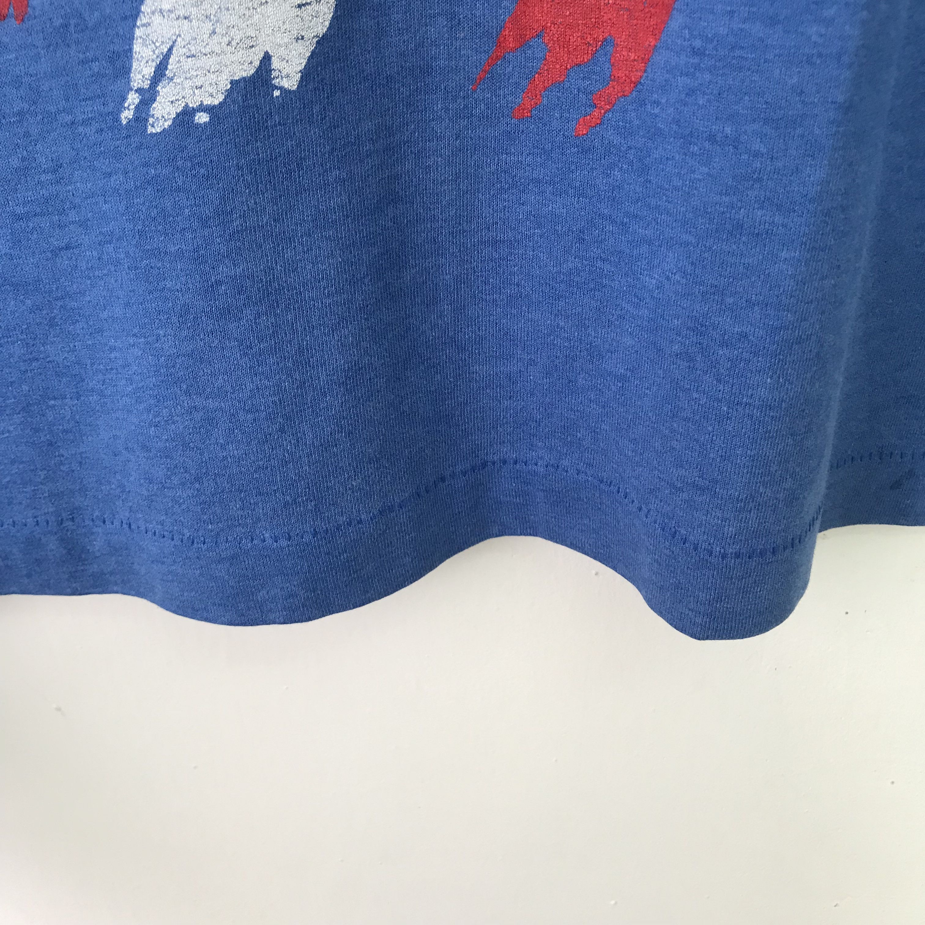 Reebok Vintage 80's Reebok England Blue Tshirt Small - 310 Size US S / EU 44-46 / 1 - 8 Thumbnail