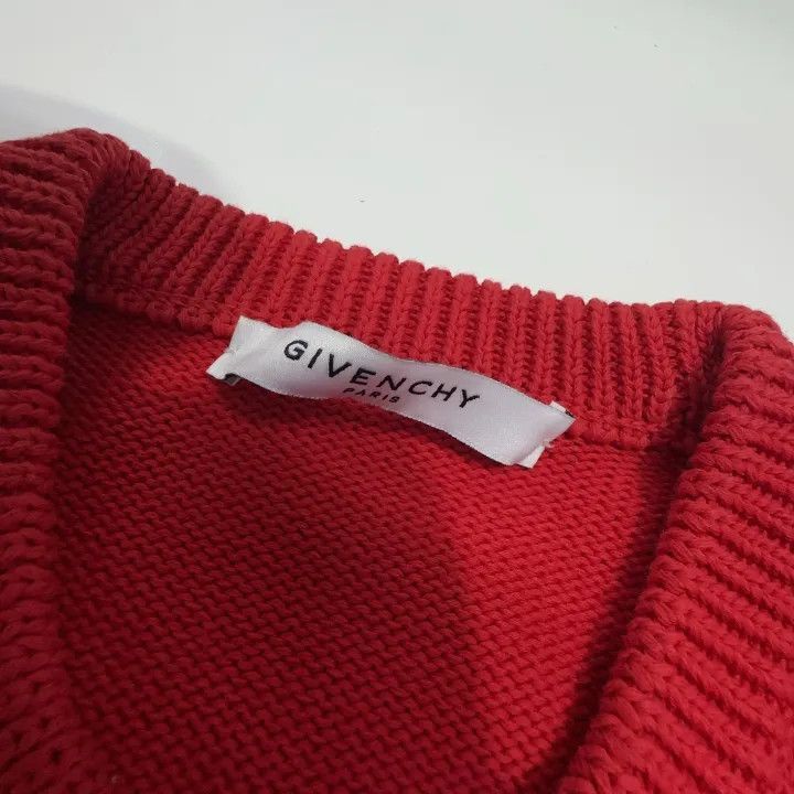 Givenchy Givenchy Givenchy Red Striped Pullover Knit Sweater -2507 Size US XS / EU 42 / 0 - 3 Thumbnail