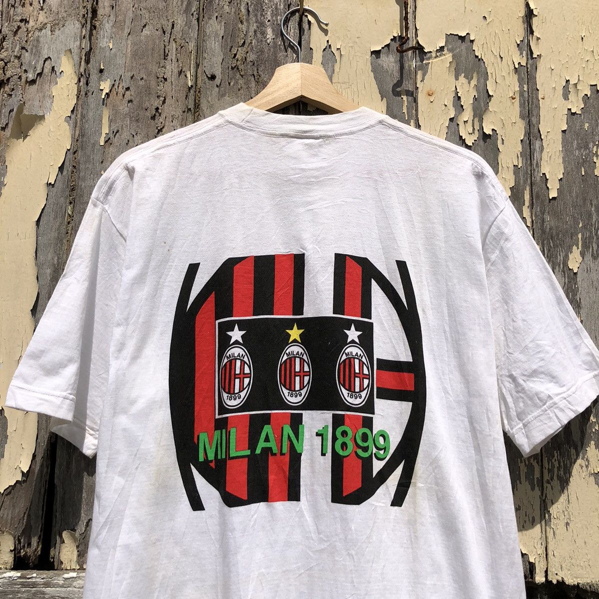 Vintage Vintage 90s MILAN 1899 Tshirt Size US L / EU 52-54 / 3 - 2 Thumbnail