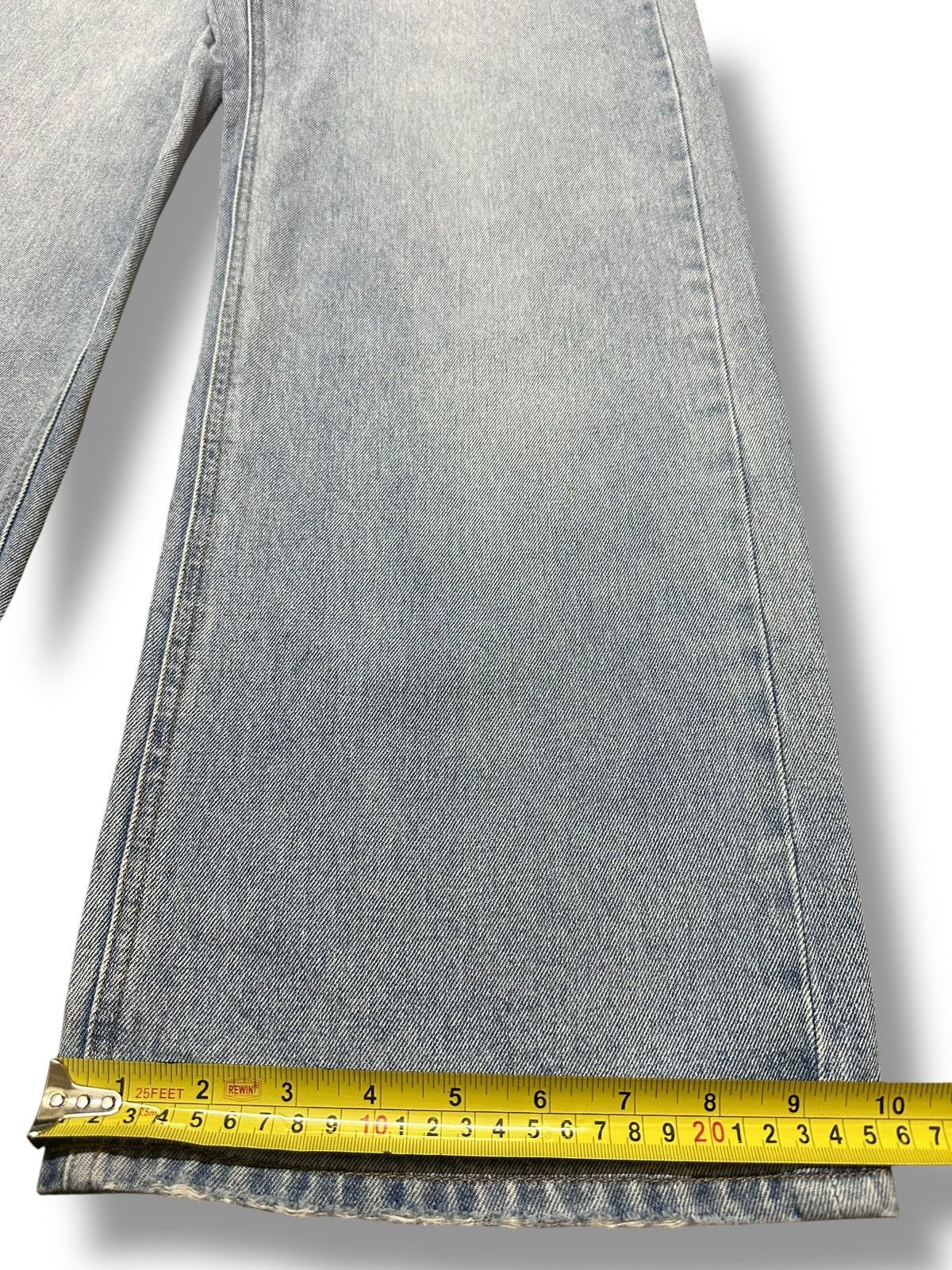 Arpege Story Vintage Baggy Loose Style Jeans With Faded Wash