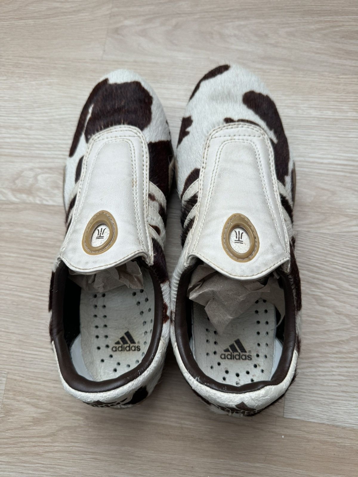 Y-3 Y3 Adidas 2003 Cowhide Design Pony Hair Slipon Mei Sneakers Size US 8 / IT 38 - 7 Thumbnail