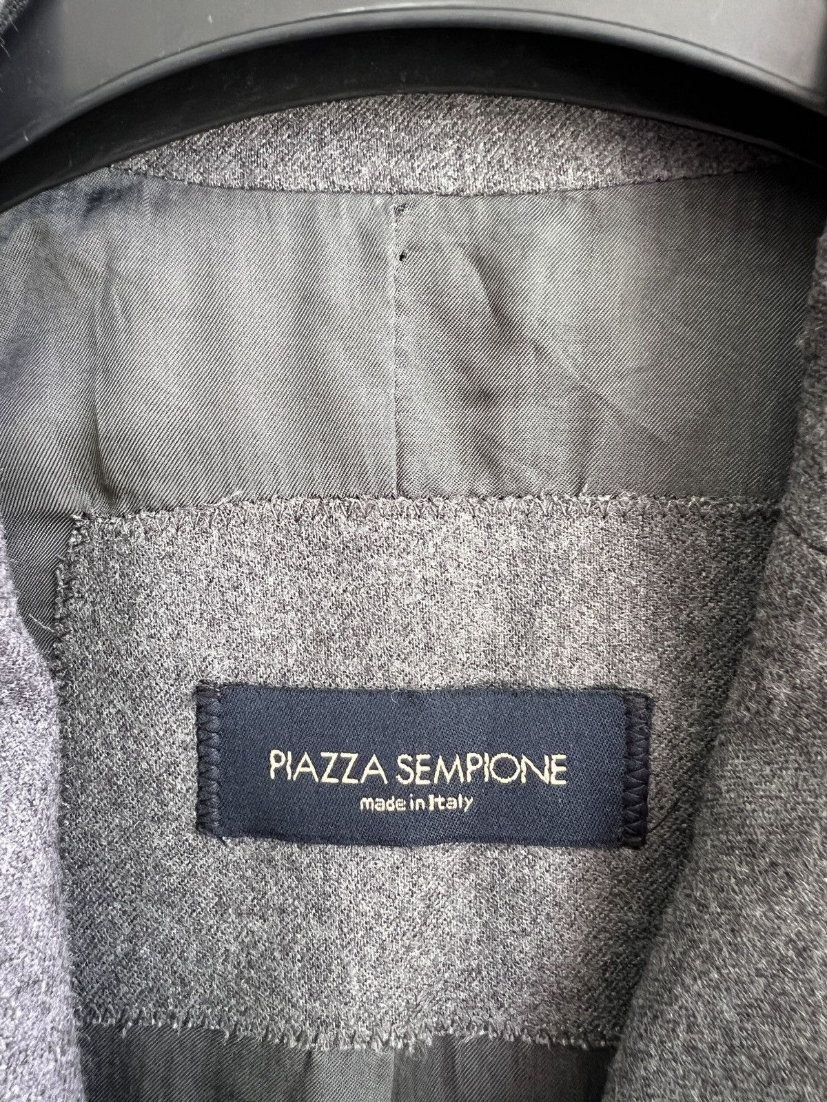 Designer × Piazza Sempione × Vintage Vintage Piazza Sempione Women's Gray Blazer Size S / US 4 / IT 40 - 6 Thumbnail