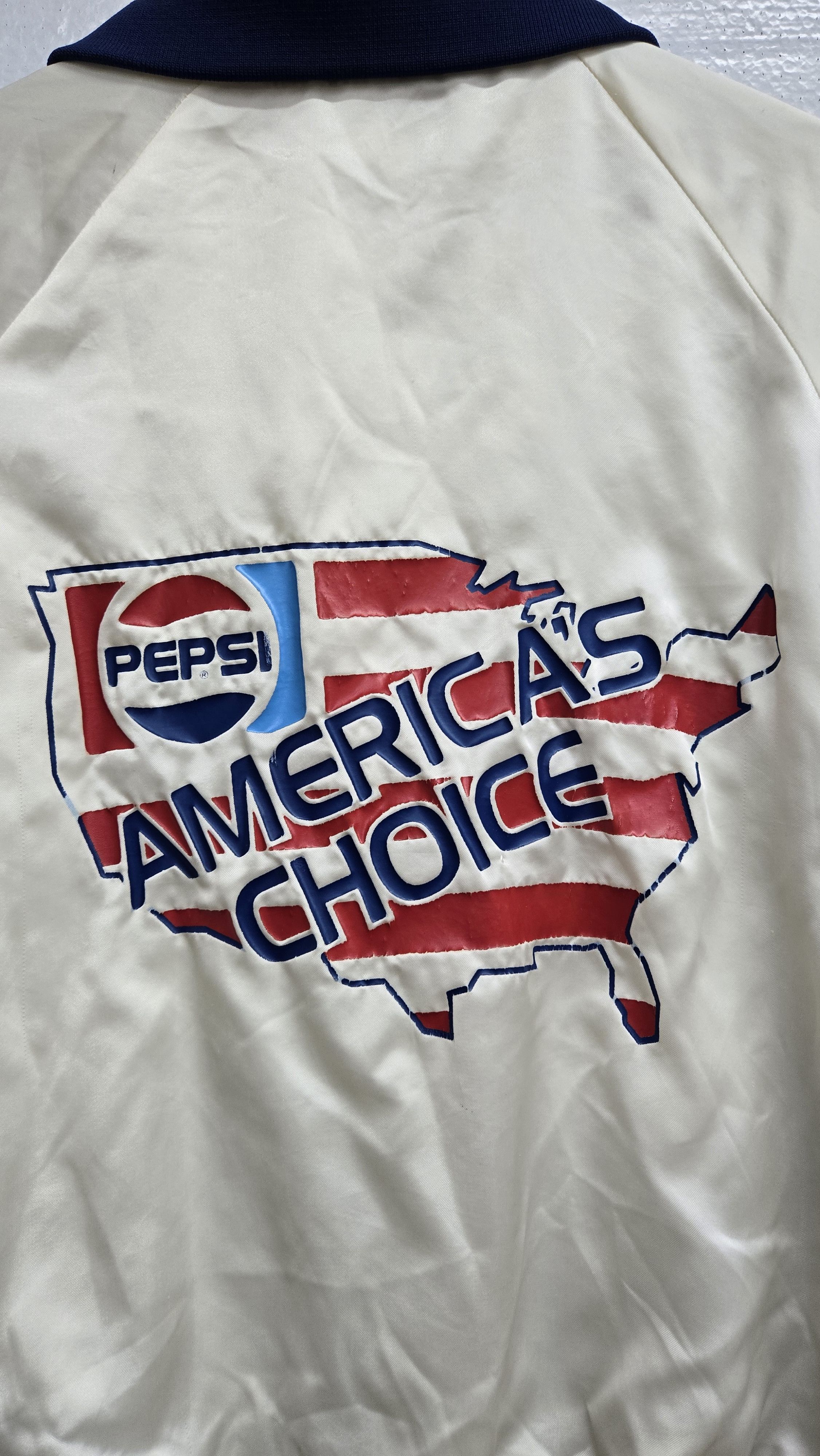 Vintage Vintage 80s Pepsi Cola satin jacket Size US M / EU 48-50 / 2 - 2 Thumbnail