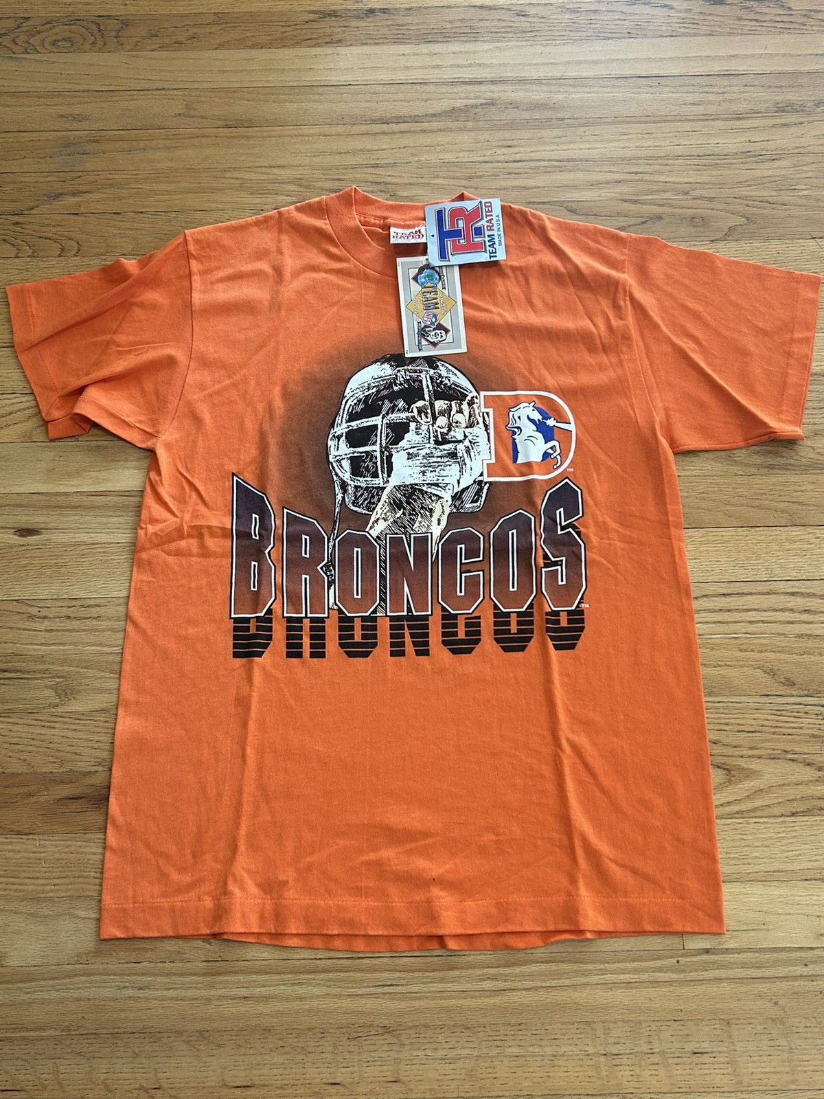 NFL Vintage Denver Broncos Team Rated Retro Tee Size US L / EU 52-54 / 3 - 1 Thumbnail