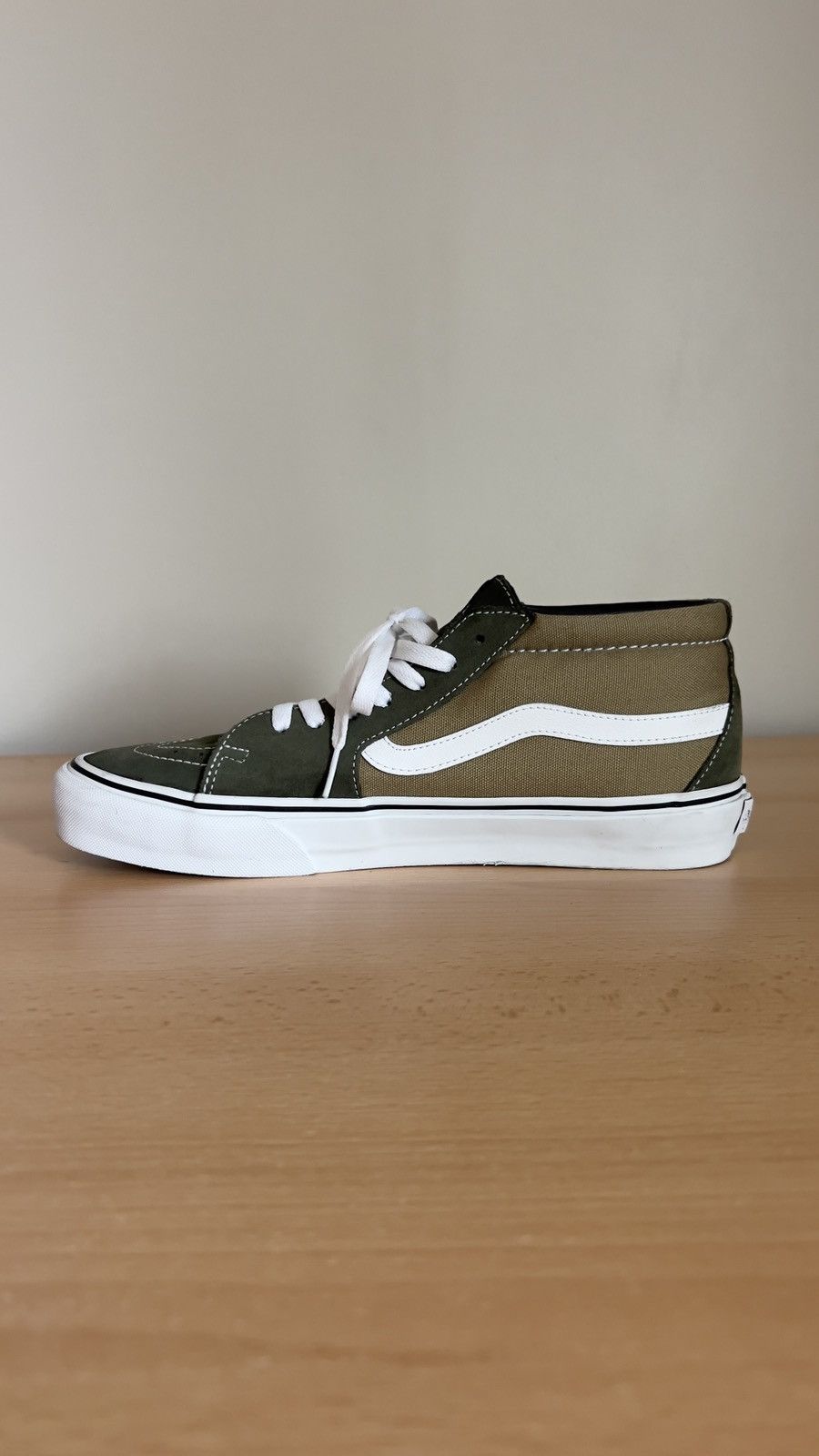 JJJJound × Vans VANS X JJJJOUND SK8-MID GREEN 10.5 Size US 10.5 / EU 43-44 - 6 Thumbnail