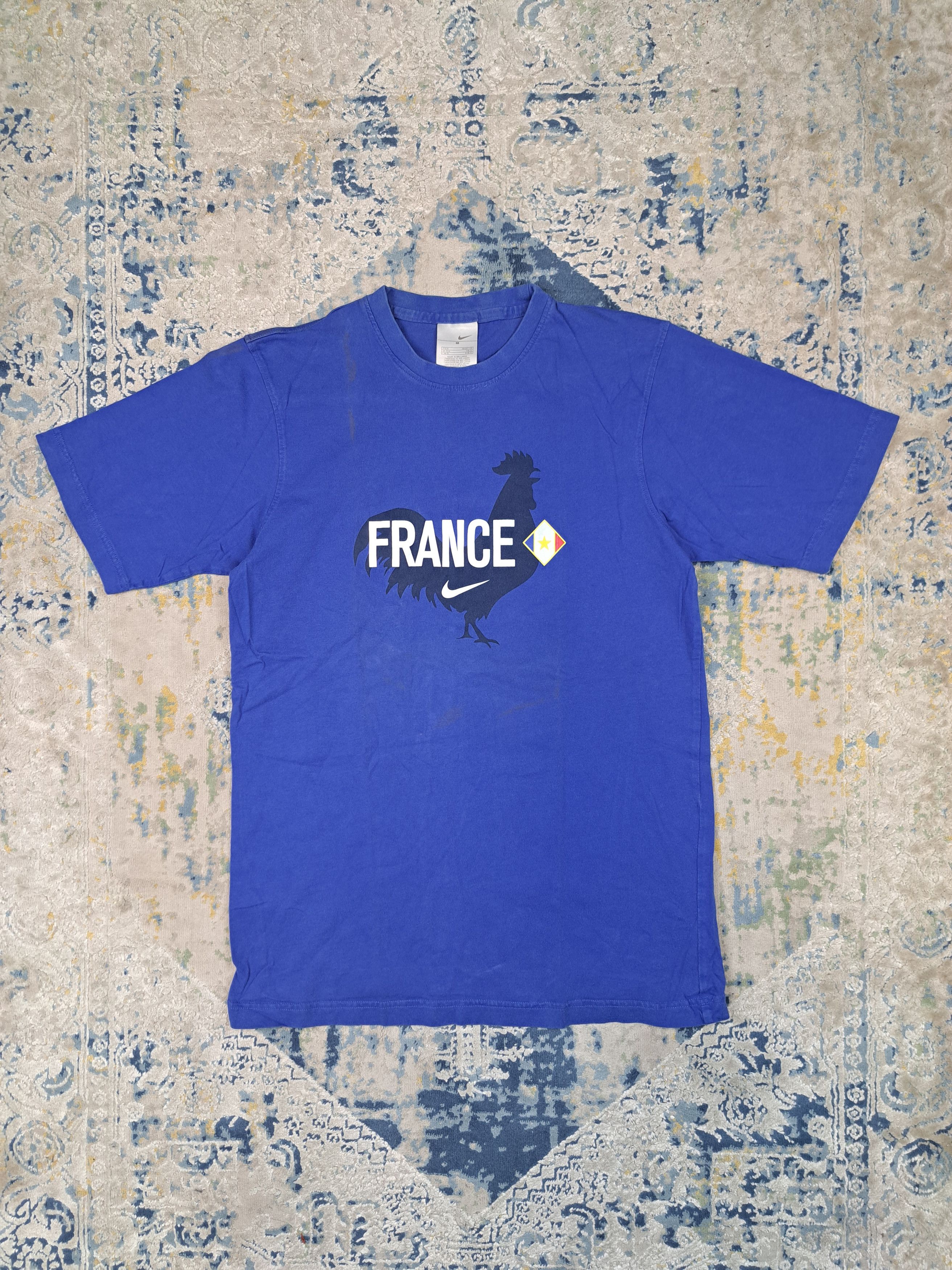 Nike Vintage 00s #12 Thierry Henry Nike Center Swoosh France Tee Size US M / EU 48-50 / 2 - 1 Thumbnail