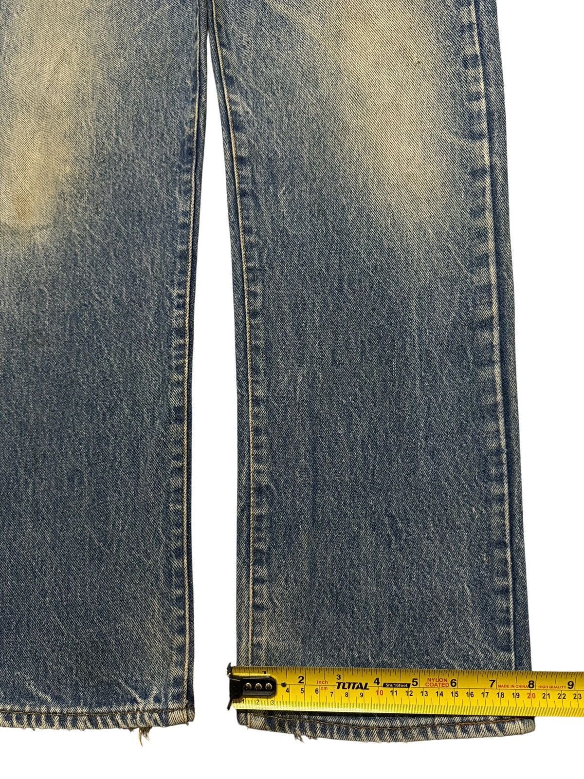 Levi's Vintage 80s Levis 501 Retro Blue Mud Wash Straight Leg Jeans Size US 30 / EU 46 - 14 Thumbnail
