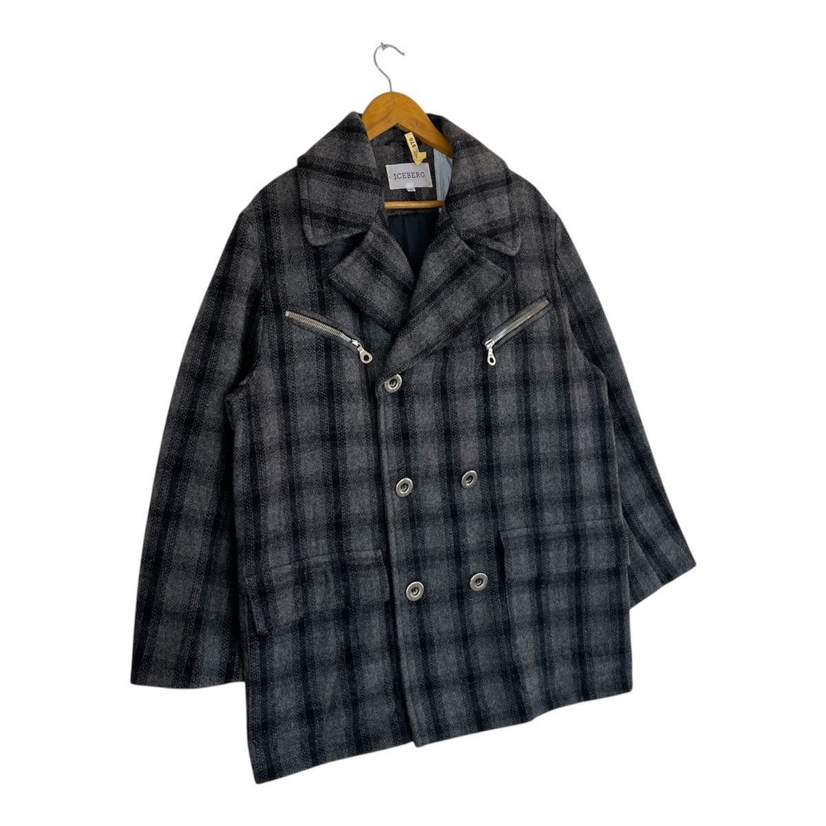 Iceberg Iceberg x Peanuts "The Great American Dream" Wool Coat Size US L / EU 52-54 / 3 - 3 Thumbnail