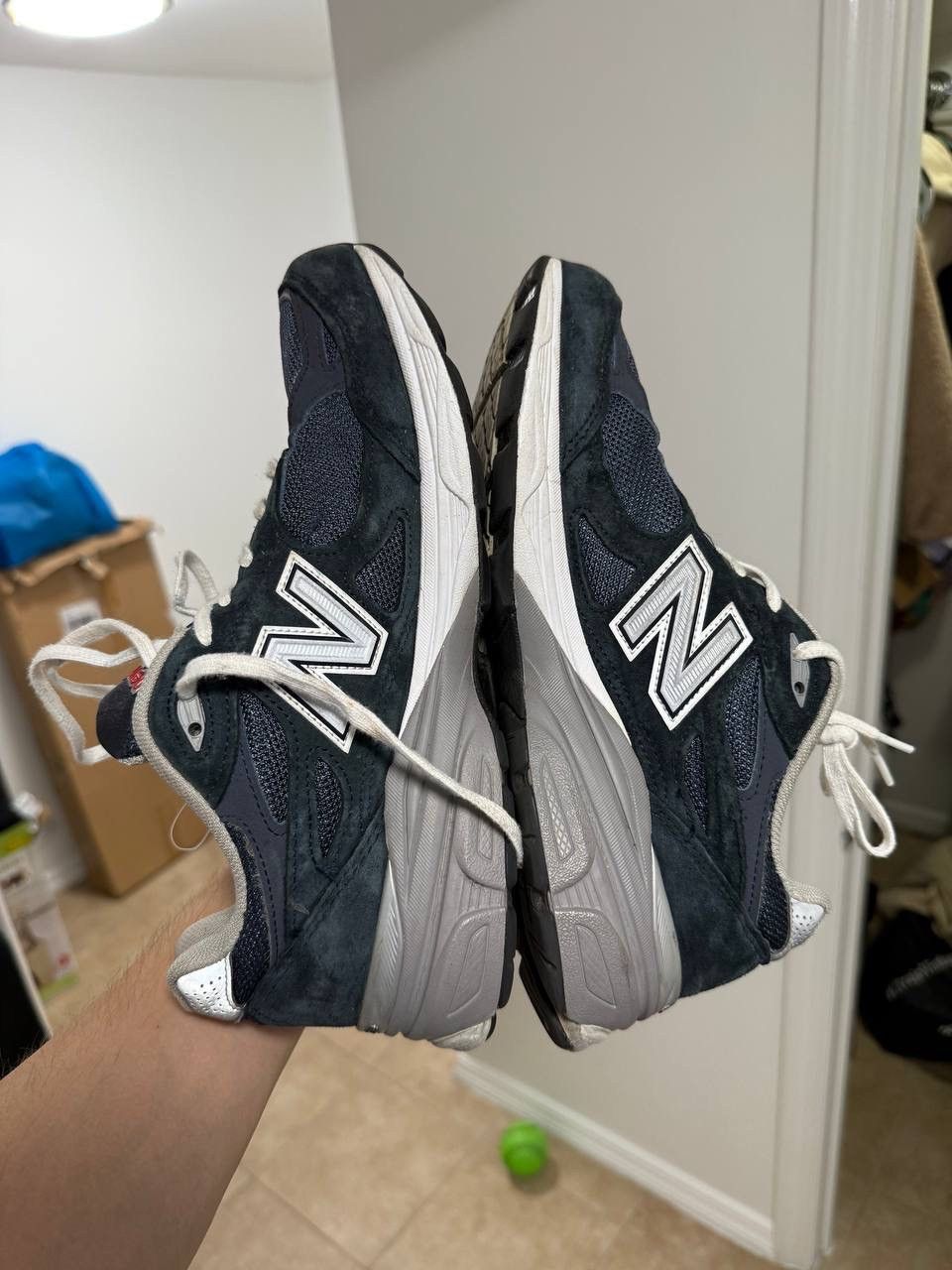 New Balance New Balance 990v3 made in usa navy denim Size US 9 / EU 42 - 6 Thumbnail