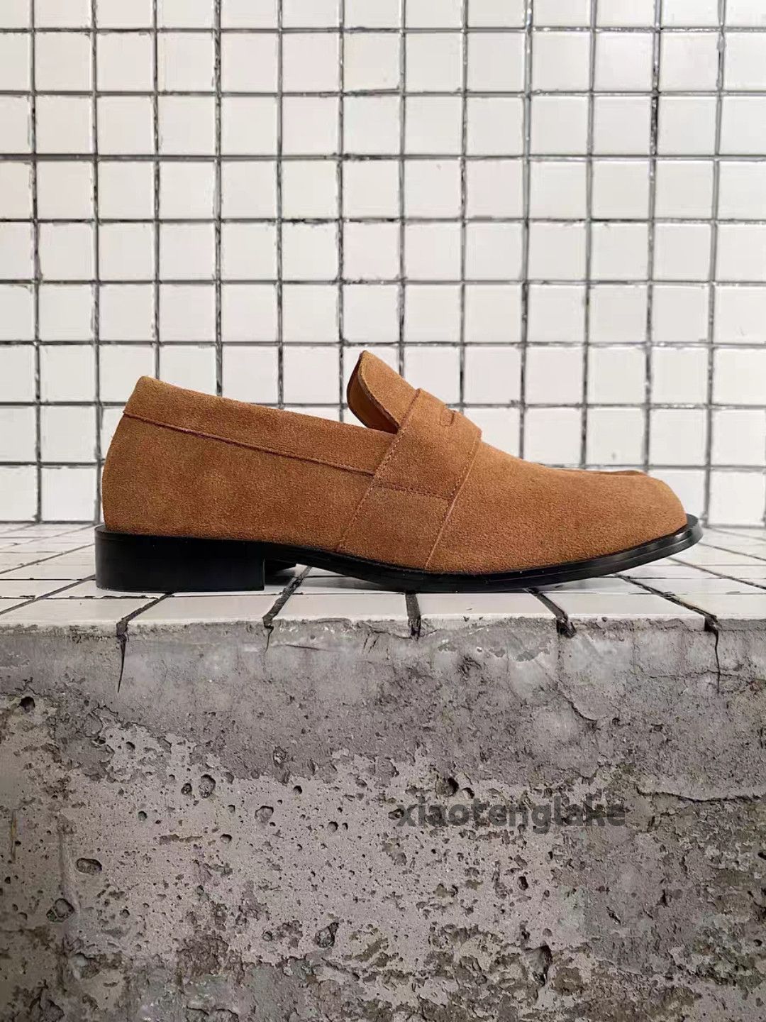 Vintage Unisex outdoor utility workwear brown tabi loafer shoes Size US 11 / EU 44 - 4 Thumbnail