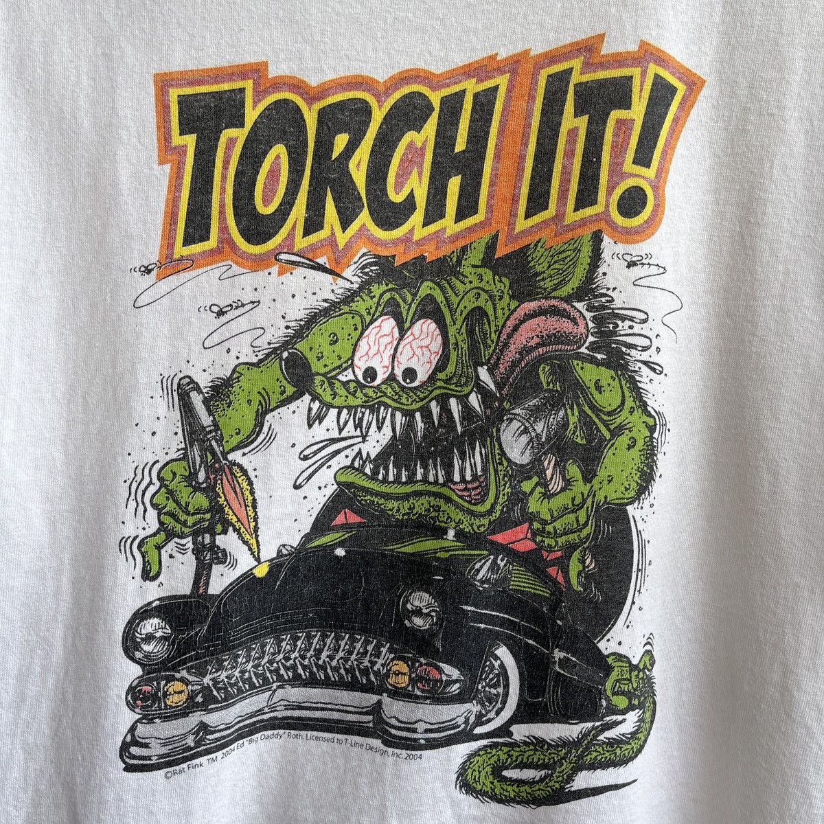 Other VINTAGE Y2K ED BIG DADDY ROTH RAT FINK TSHIRT 2004 COPYRIGHT Size US L / EU 52-54 / 3 - 9 Thumbnail
