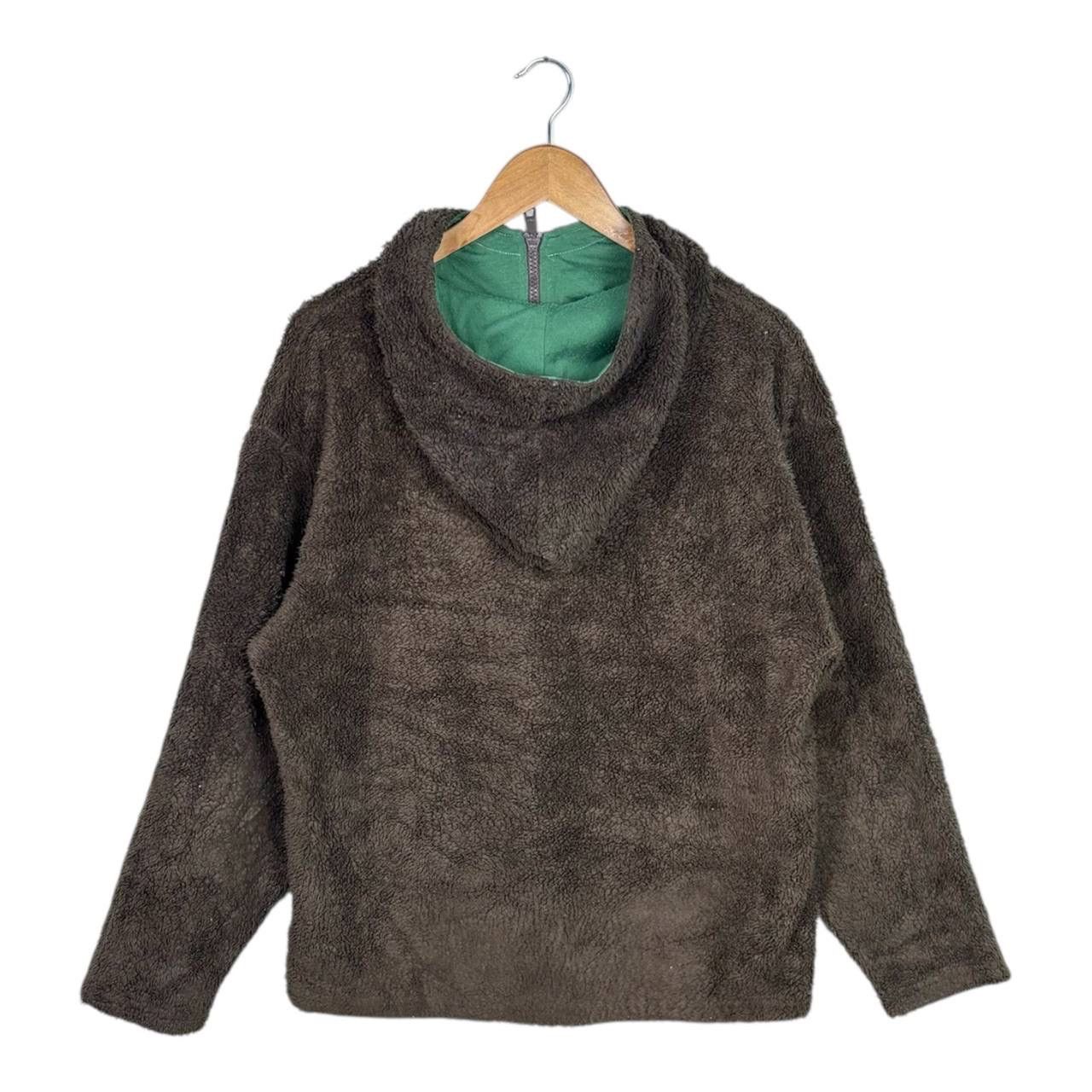 Tete Homme Tete Homme Archival Brown Plush Fuzzy Zip Fleece Hoodie M Size US M / EU 48-50 / 2 - 2 Thumbnail