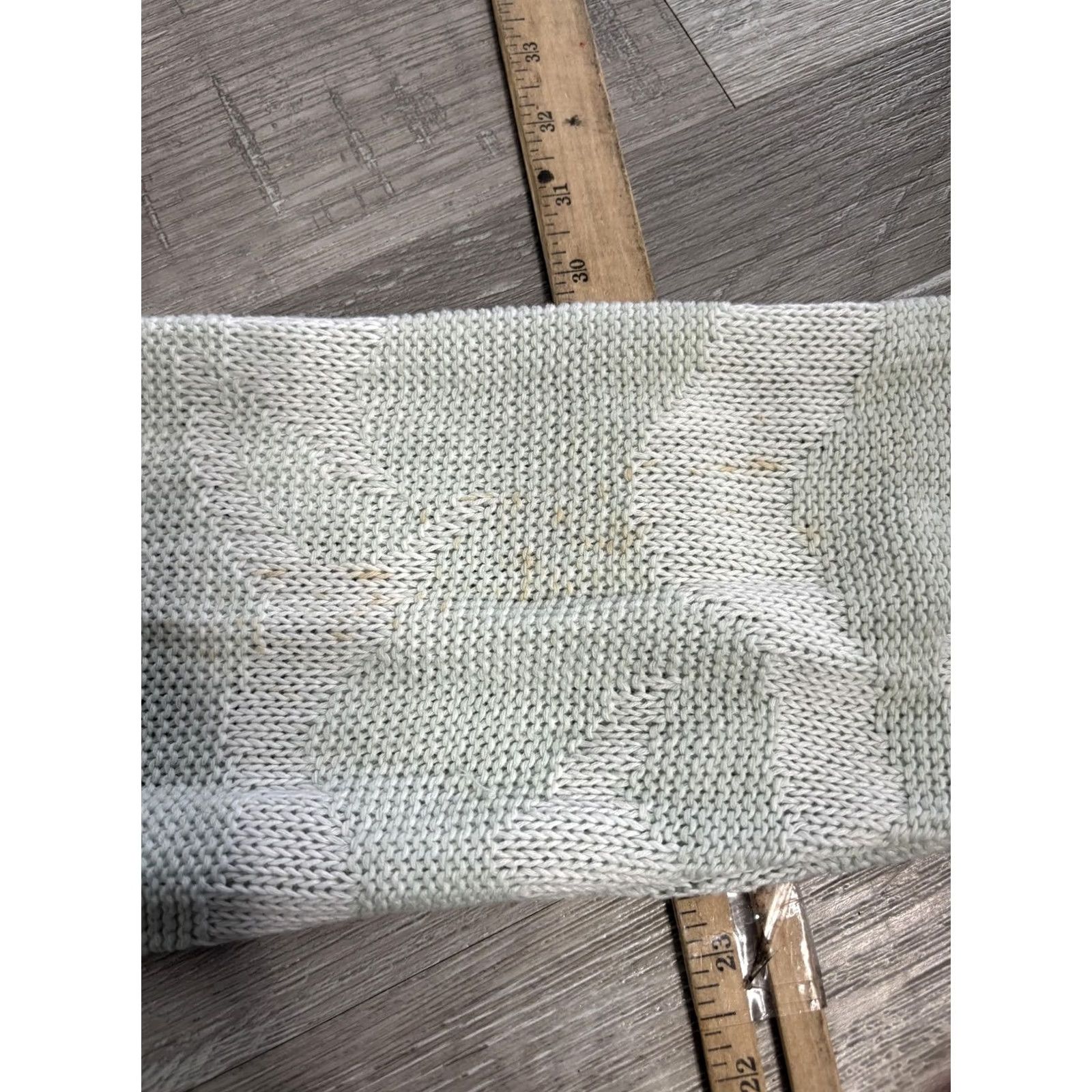 Valentino VINTAGE Valentino Uomo Cardigan Mens Large Green Linen Cotton Knit Geometric Open-Nit Button Front Lightweight V-Neck Size US L / EU 52-54 / 3 - 5 Thumbnail