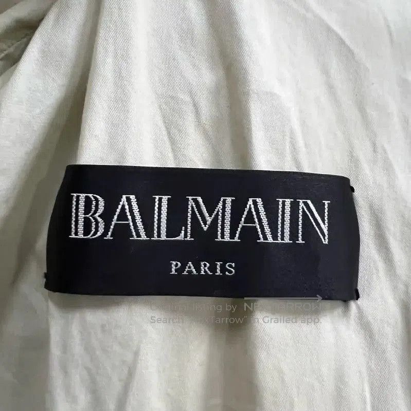 Balmain Balmain Blue Cotton Women's Jacket . Size XS / US 0-2 / IT 36-38 - 3 Thumbnail