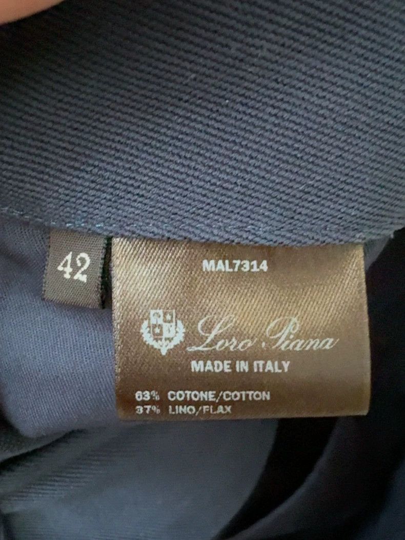 LORO PIANA Short pants made of cotton and linen