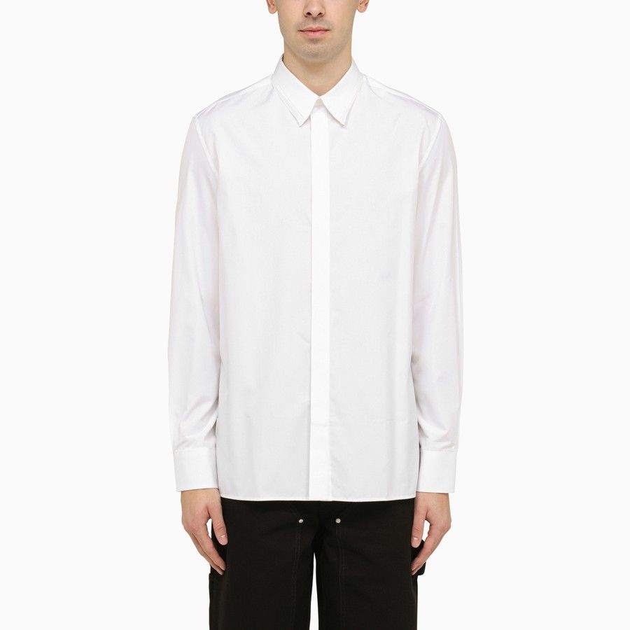 image of Givenchy O1D2Blof0424 Shirt In White, Men's (Size Medium)