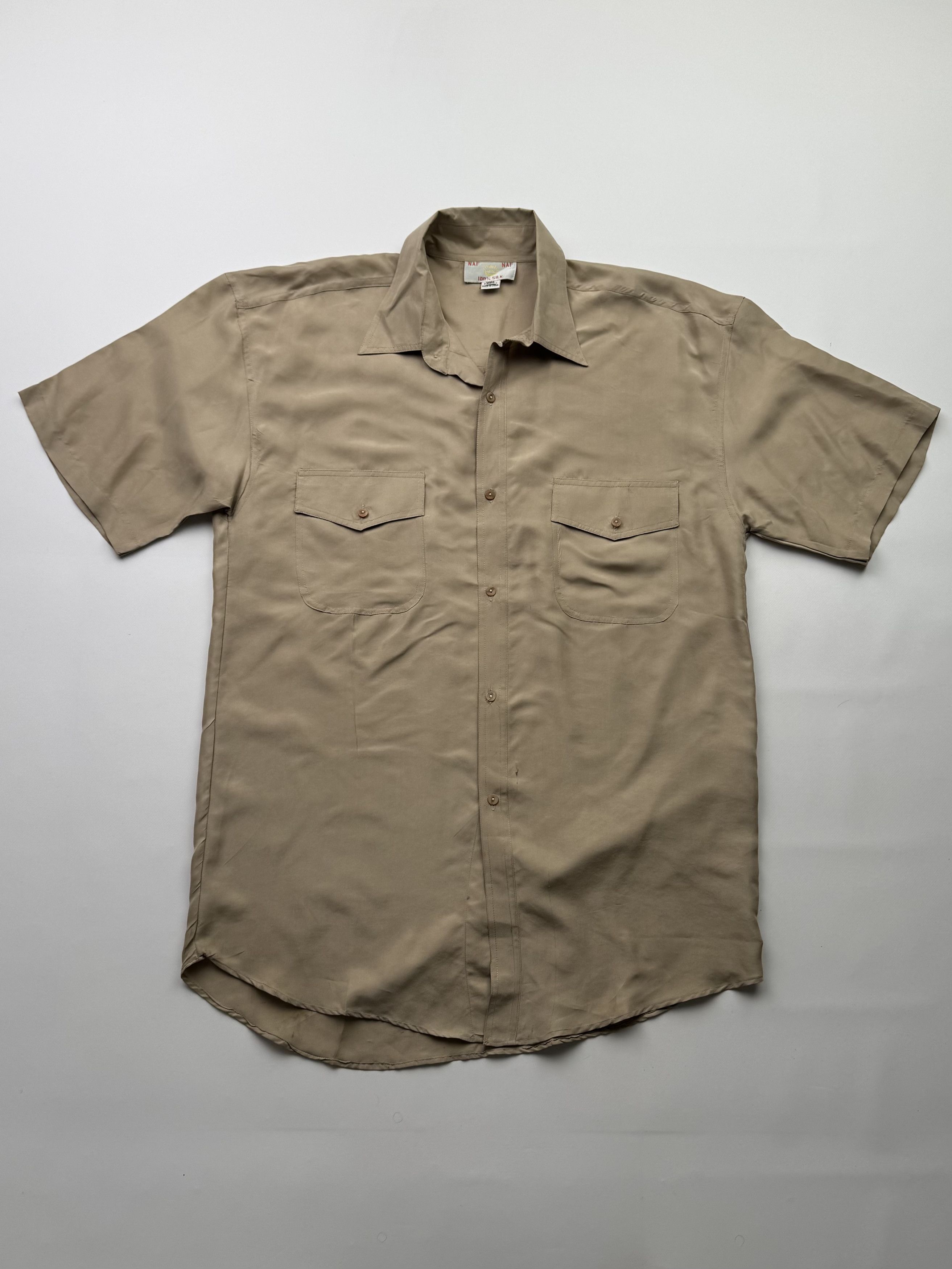 Japanese Brand Vintage Silk Shirt B624(V471)E2 Size US XXL / EU 58 / 5 - 1 Thumbnail