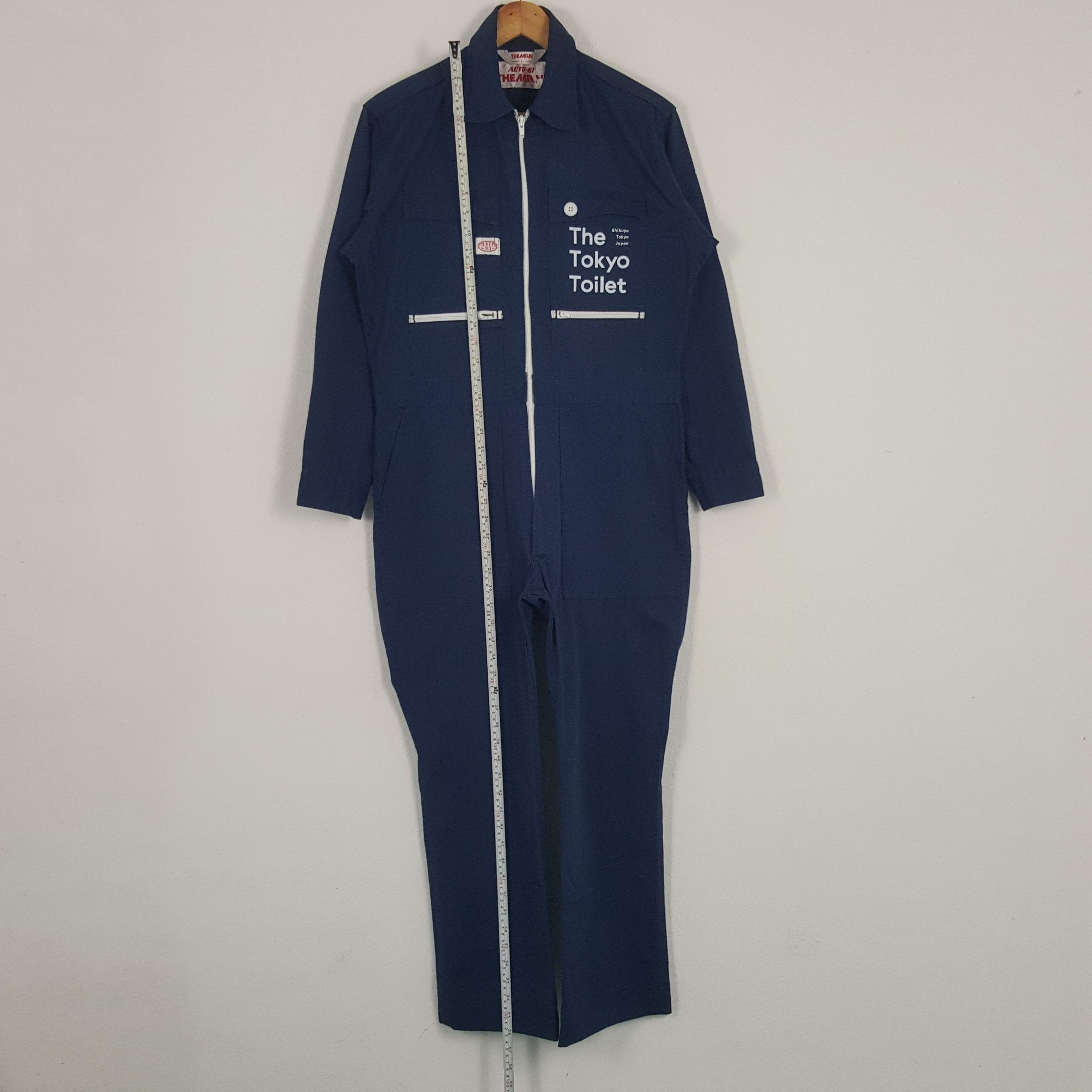Japanese Brand × Vintage Vintage The Tokyo Toilet Japanese Custom Coverall Jacket Size US M / EU 48-50 / 2 - 7 Thumbnail