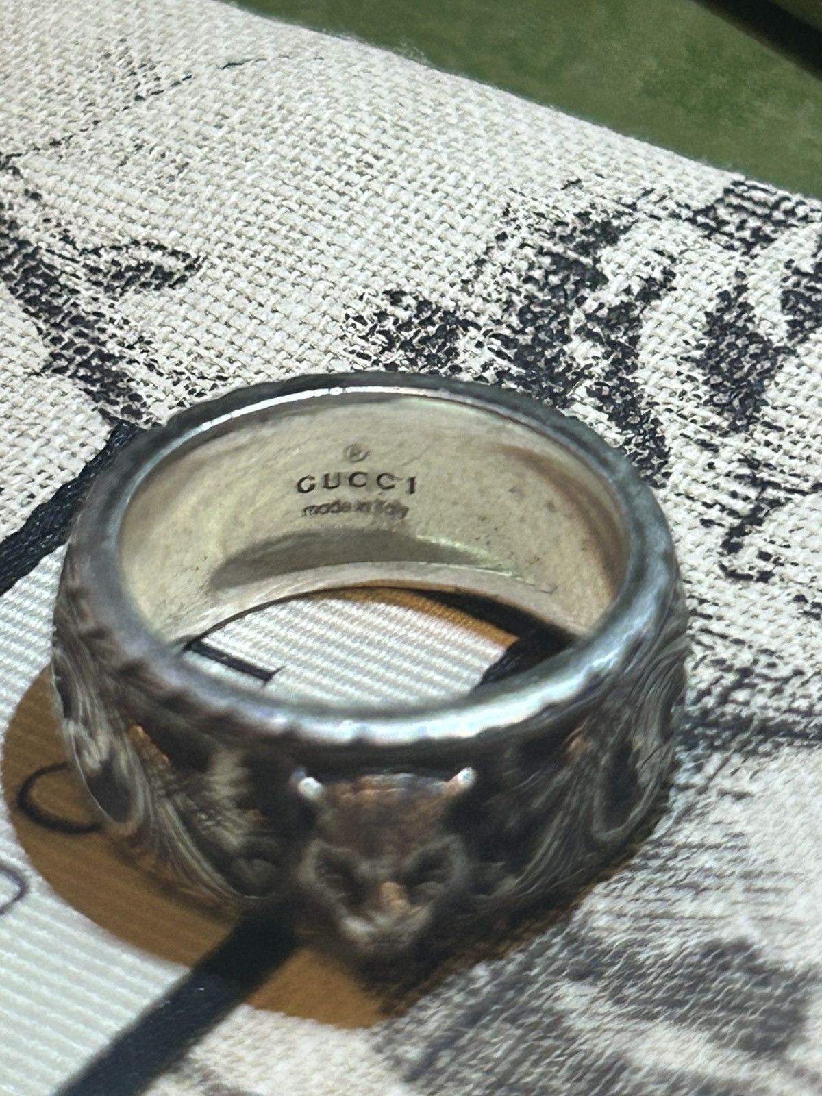 Gucci Gucci Feline Head Sterling Silver Ring Size ONE SIZE - 6 Thumbnail