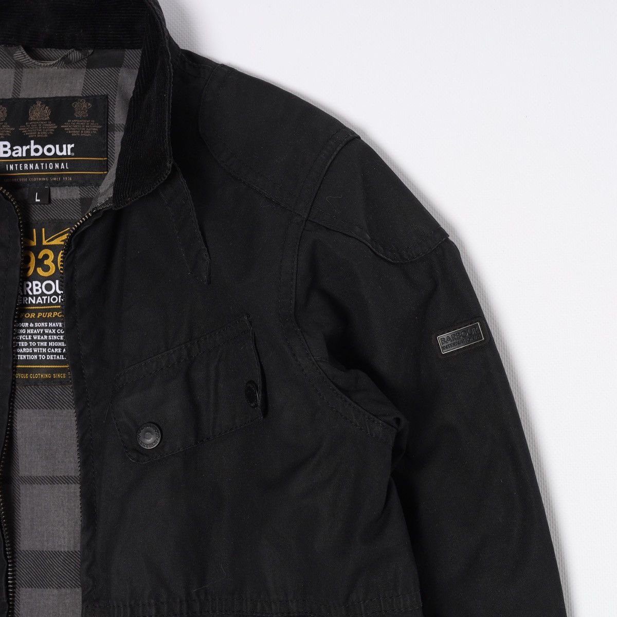 Barbour Barbour International Rebel Jacket Wax Size XS / US 0-2 / IT 36-38 - 3 Thumbnail