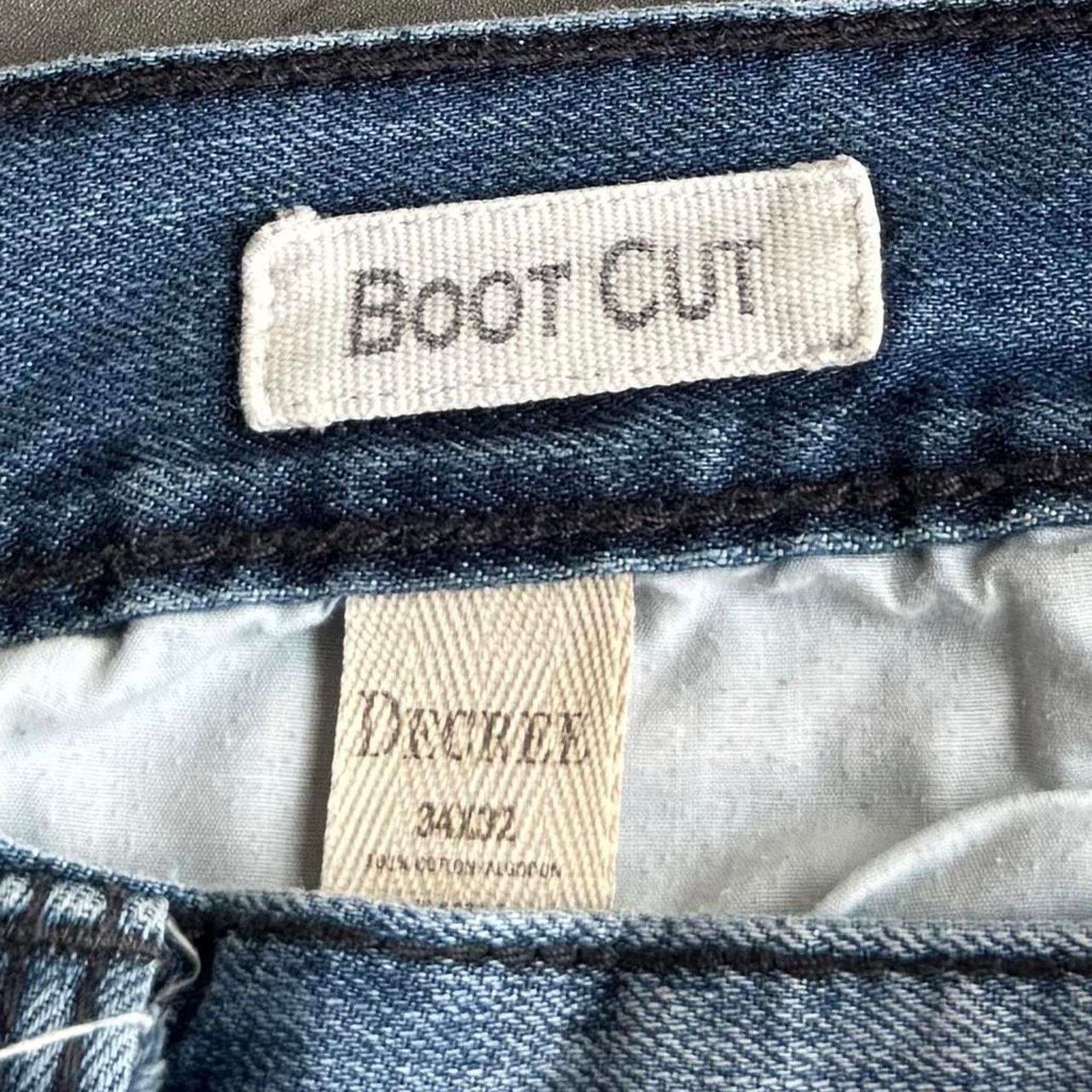 Affliction × Decree Vintage Y2K Affliction Style Boot Cut Grunge Opium Jeans Size US 34 / EU 50 - 5 Thumbnail