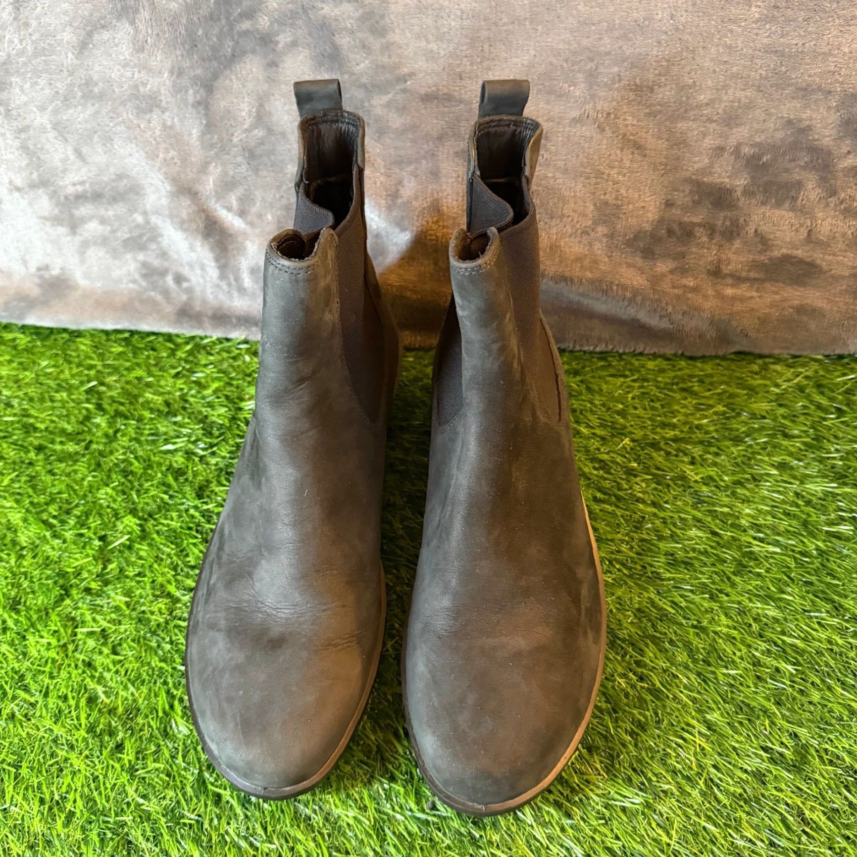 Ecco ECCO Skyler Wedge Chelsea Black Nubuck Leather Boots Womens 8.5 Chelsea Boot Navy? Size US 9 / IT 39 - 4 Thumbnail