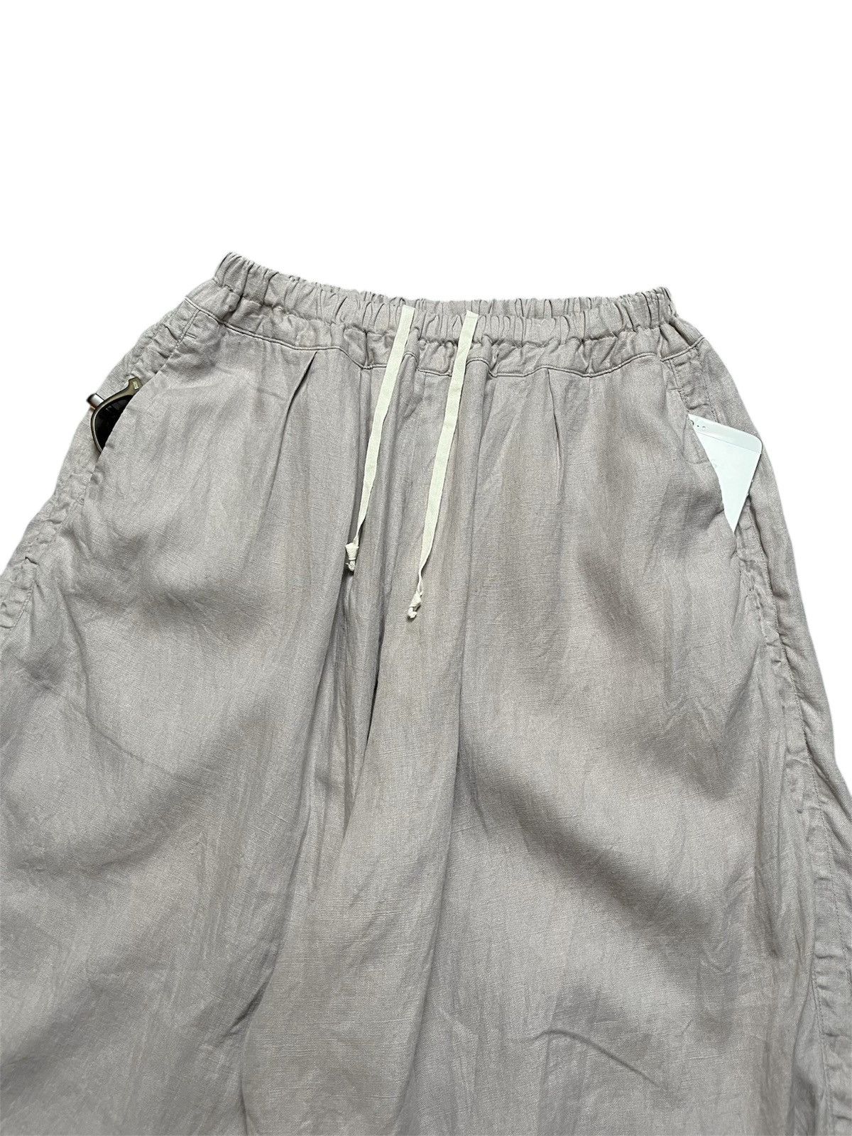 Kapital Kapital Linen 3/4 Wide Leg Pants Size US 28 / EU 44 - 3 Thumbnail