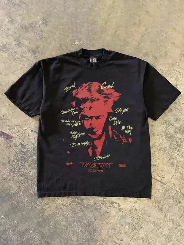 Vintage Wakiko x Misao Black Loose Printed Short Sleeve T-Shirt Size US S / EU 44-46 / 1 - 1 Thumbnail