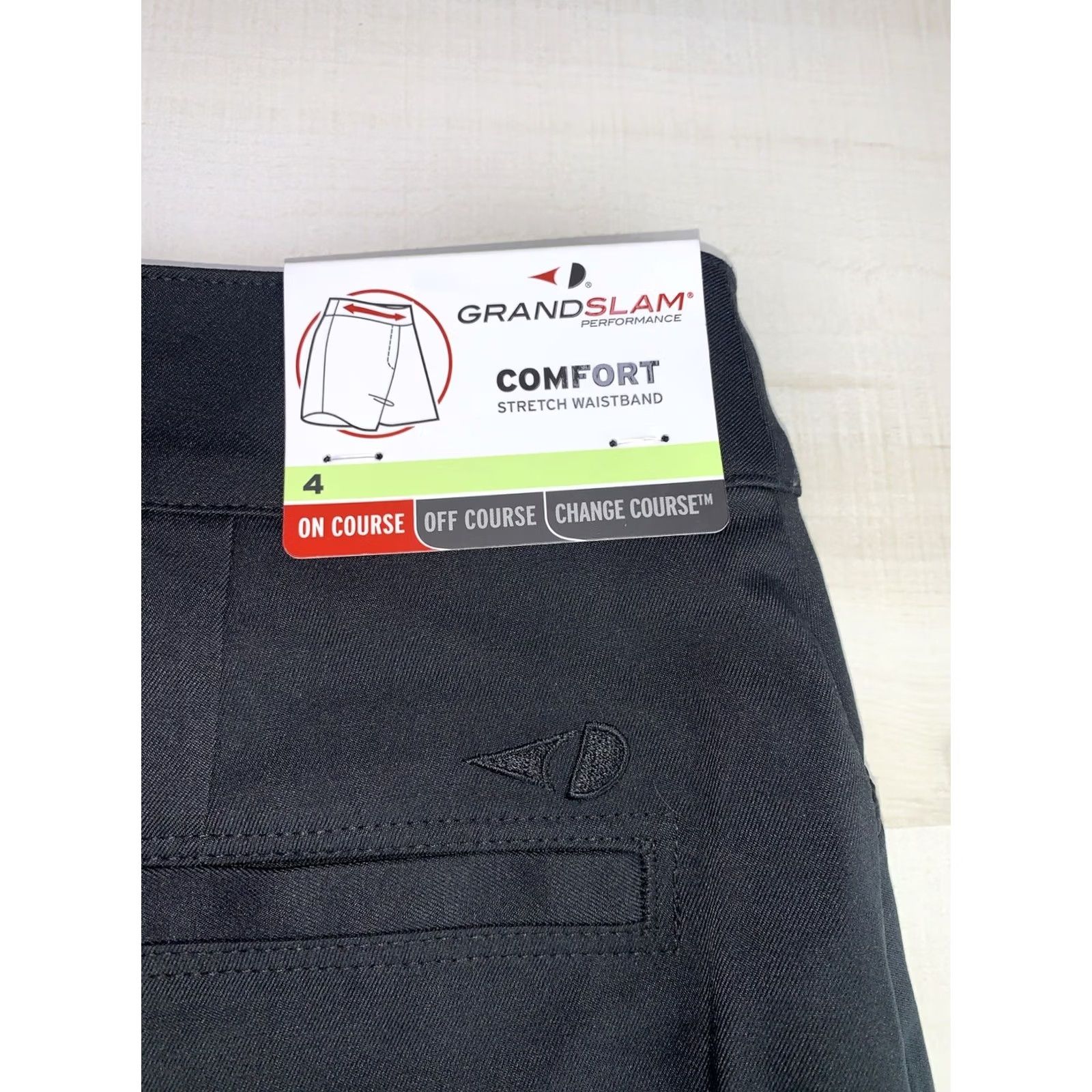 Vintage Grand Slam Women’s Golf Shorts On Course Black 4 NWT Comfort Stretch Waistband Activewear Polyester Spandex Athletic Size 27" / US 4 / IT 40 - 5 Thumbnail