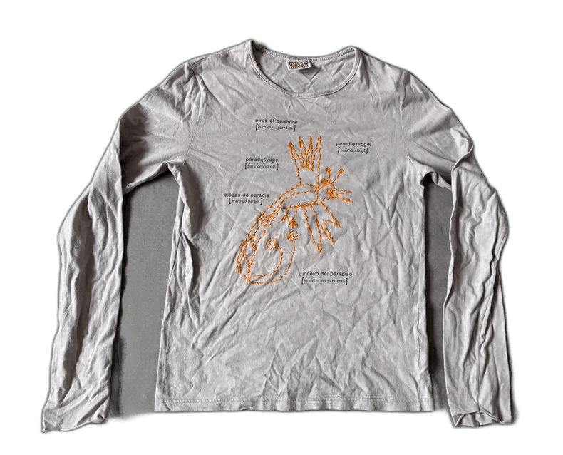 Walter Van Beirendonck Vintage Long Sleeve T-shirt with Bird Design Size M / US 6-8 / IT 42-44 - 1 Thumbnail