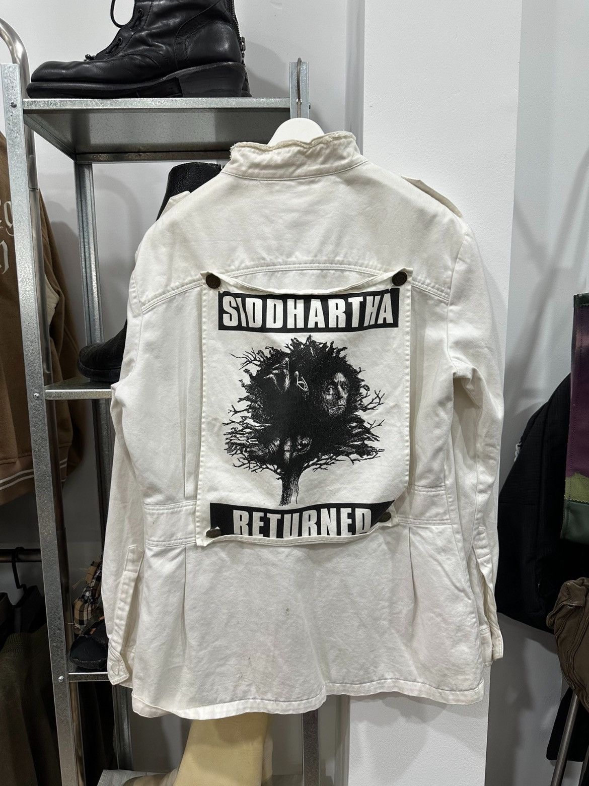 RAF simons 04SS jacket Raf Simons AW04-05 “Waves” asymmetrical-zip