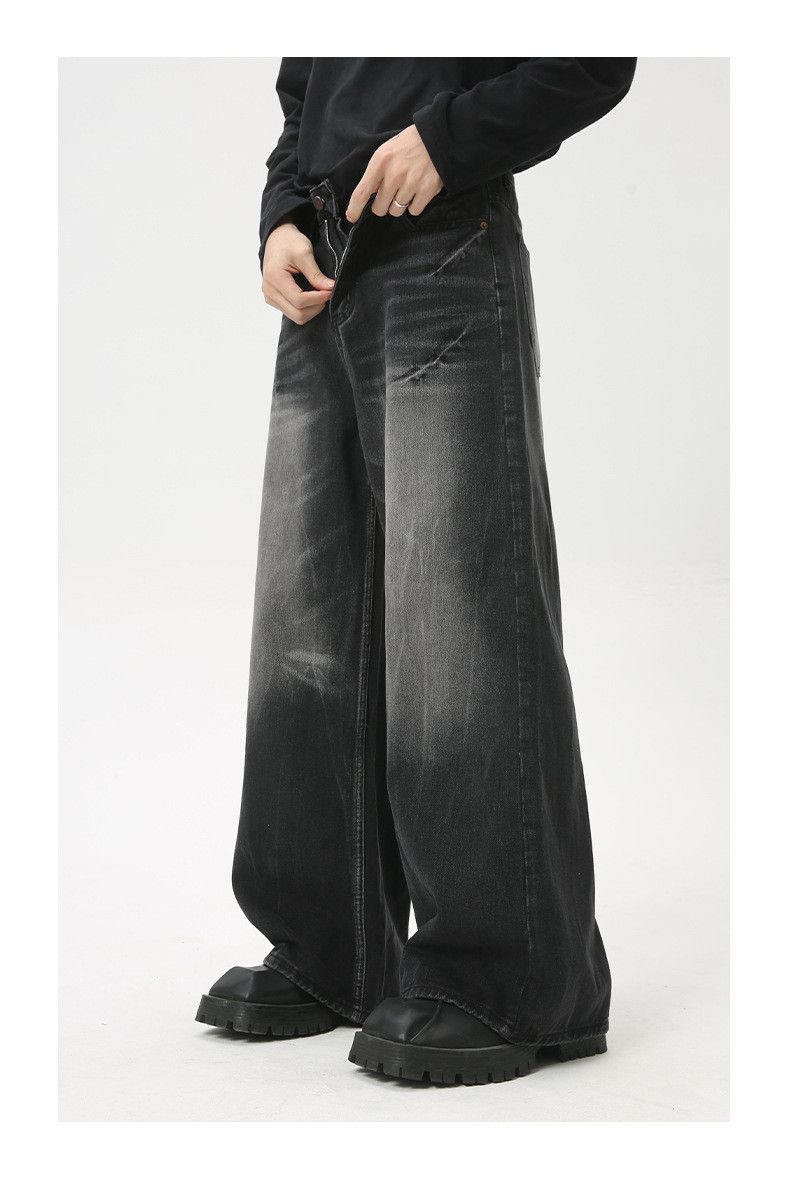 Japanese Brand American high street retro whisker washed jeans Size US 32 / EU 48 - 4 Thumbnail